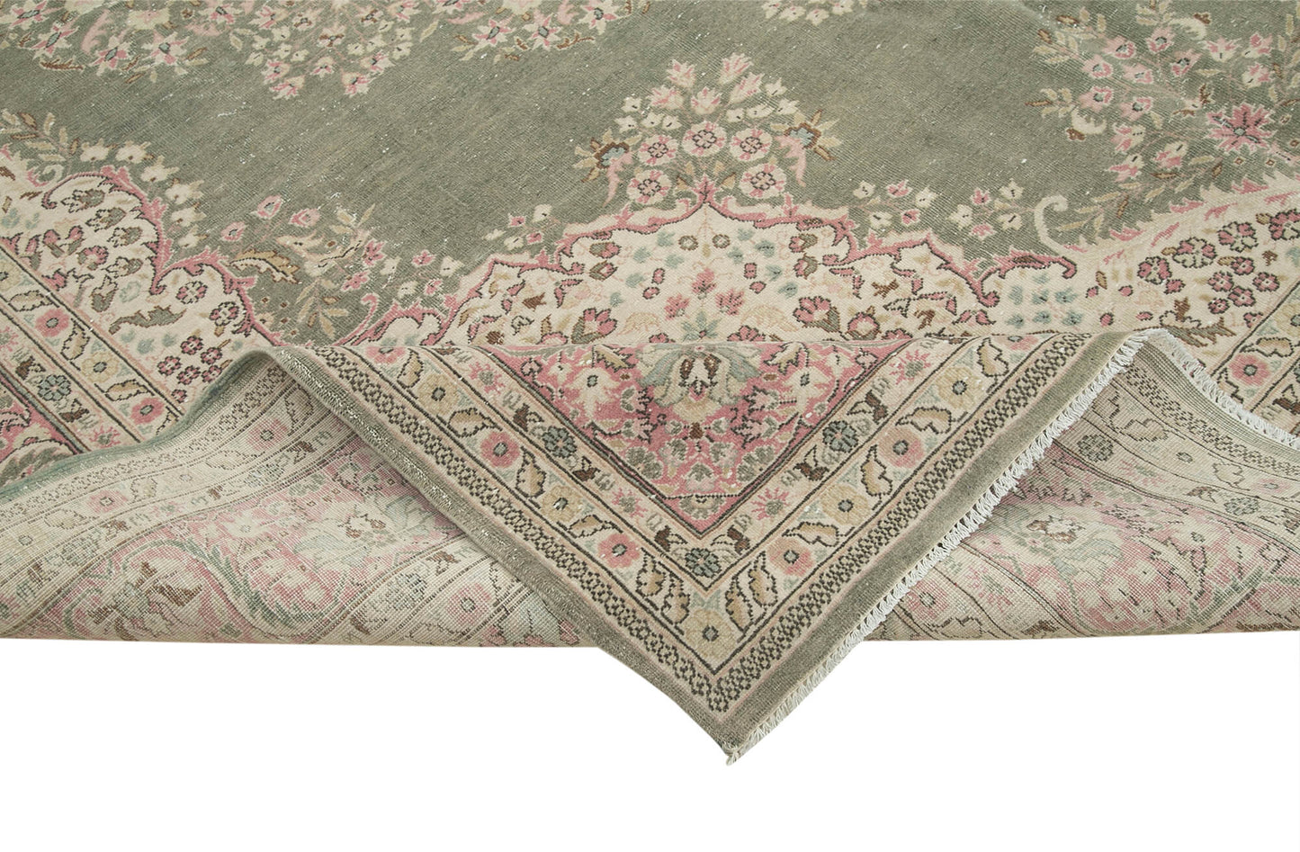 8x11 Beige Vintage Rug - 38036