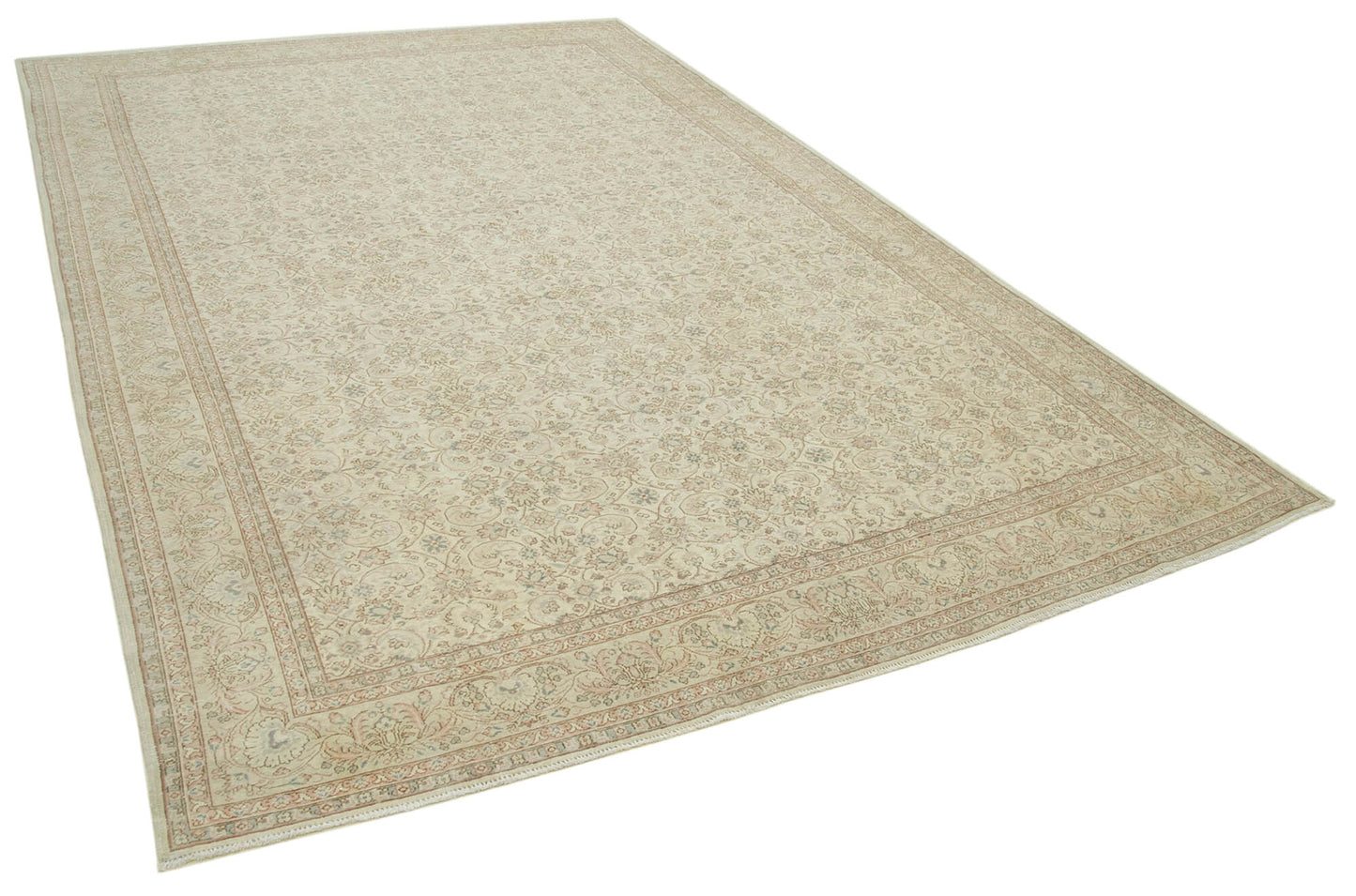 8x12 Beige Vintage Rug - 38041