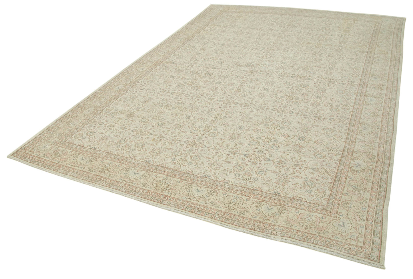 8x12 Beige Vintage Rug - 38041