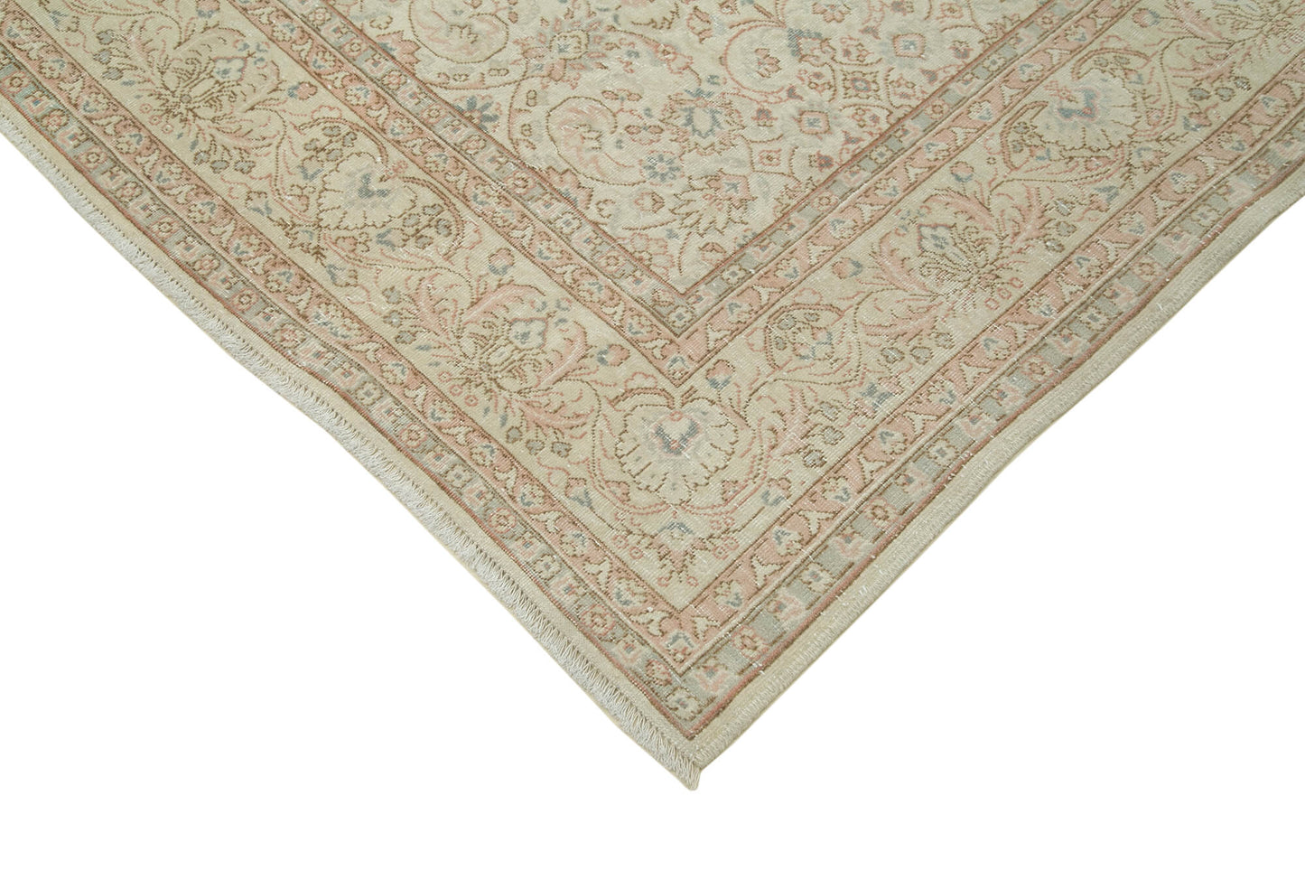 8x12 Beige Vintage Rug - 38041