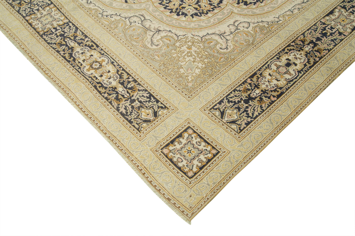 8x11 Beige Vintage Rug - 38042