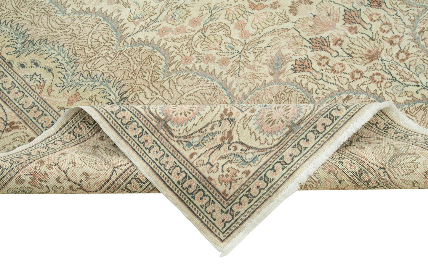 7x11 Beige Vintage Rug - 38043