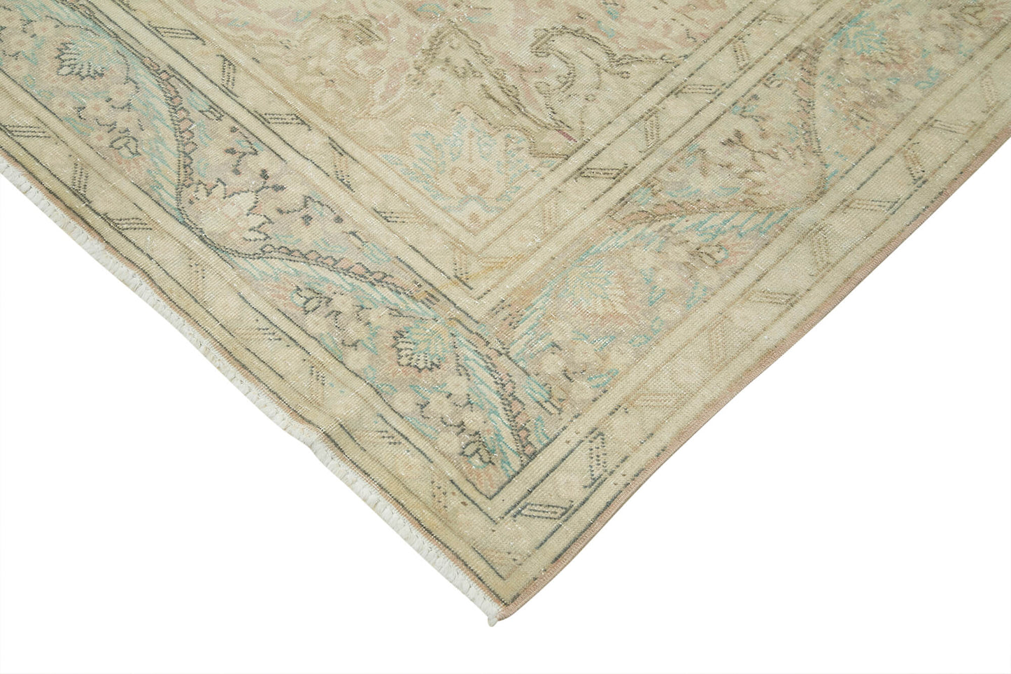 7x12 Beige Vintage Rug - 38044