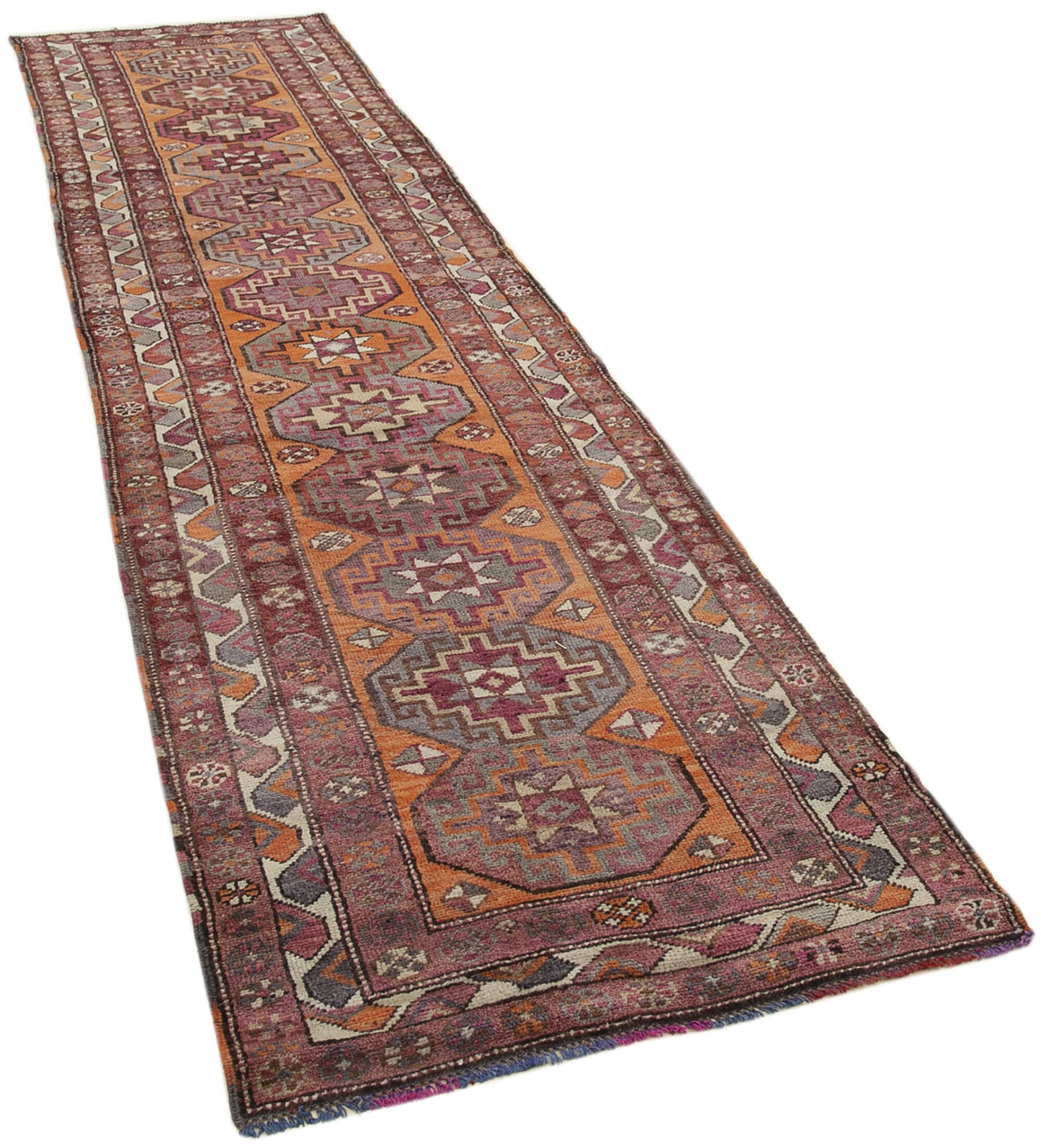 3x12 Purple Boho Runner Rugs - 38056