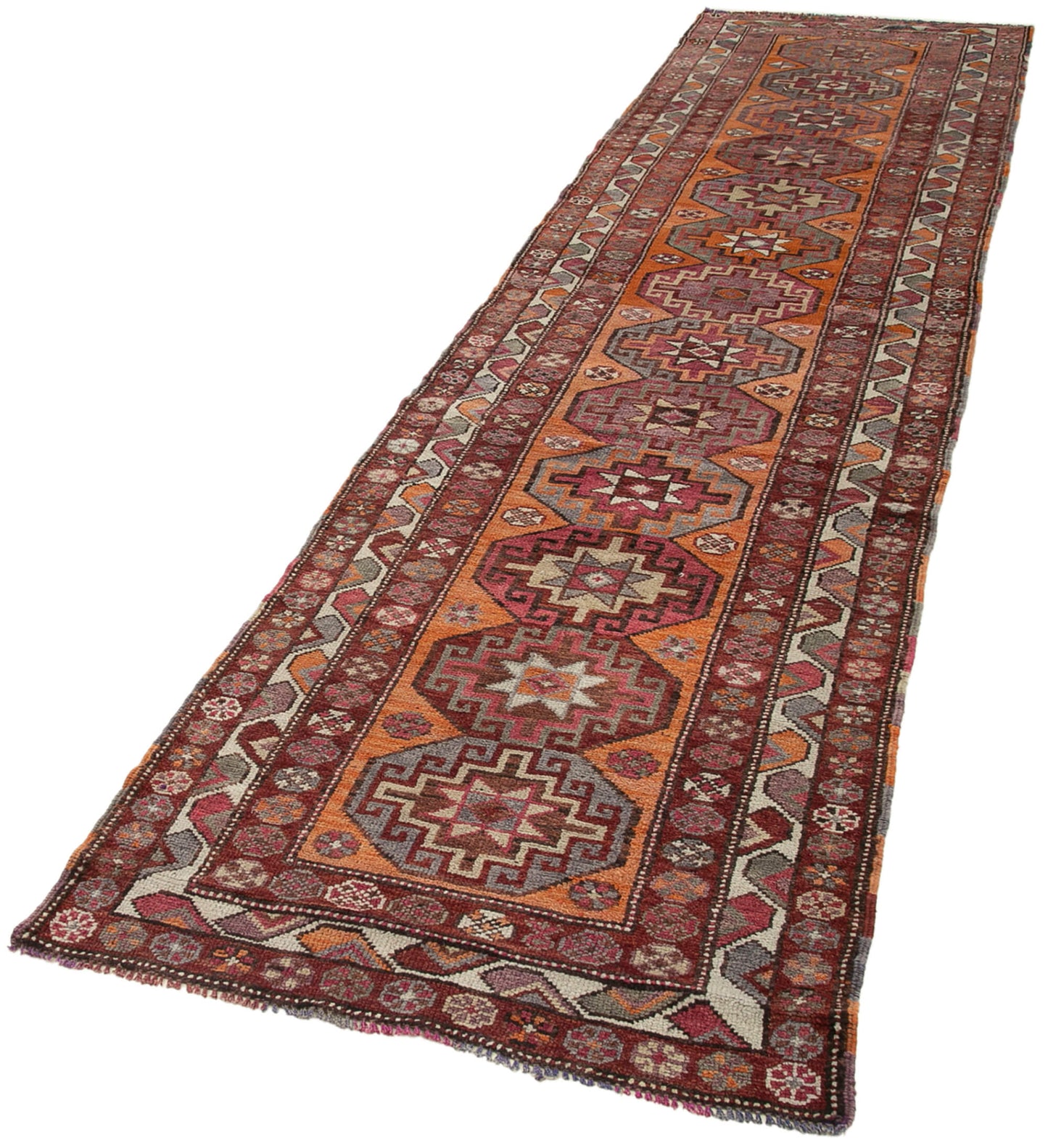 3x12 Purple Boho Runner Rugs - 38056