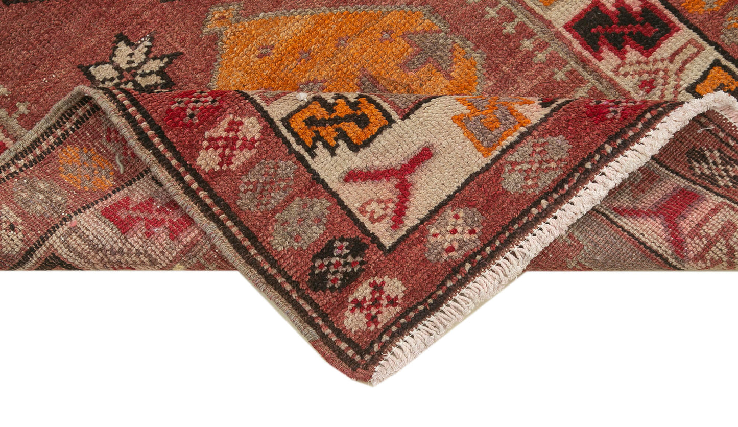 3x11 Red Boho Runner Rugs - 38060