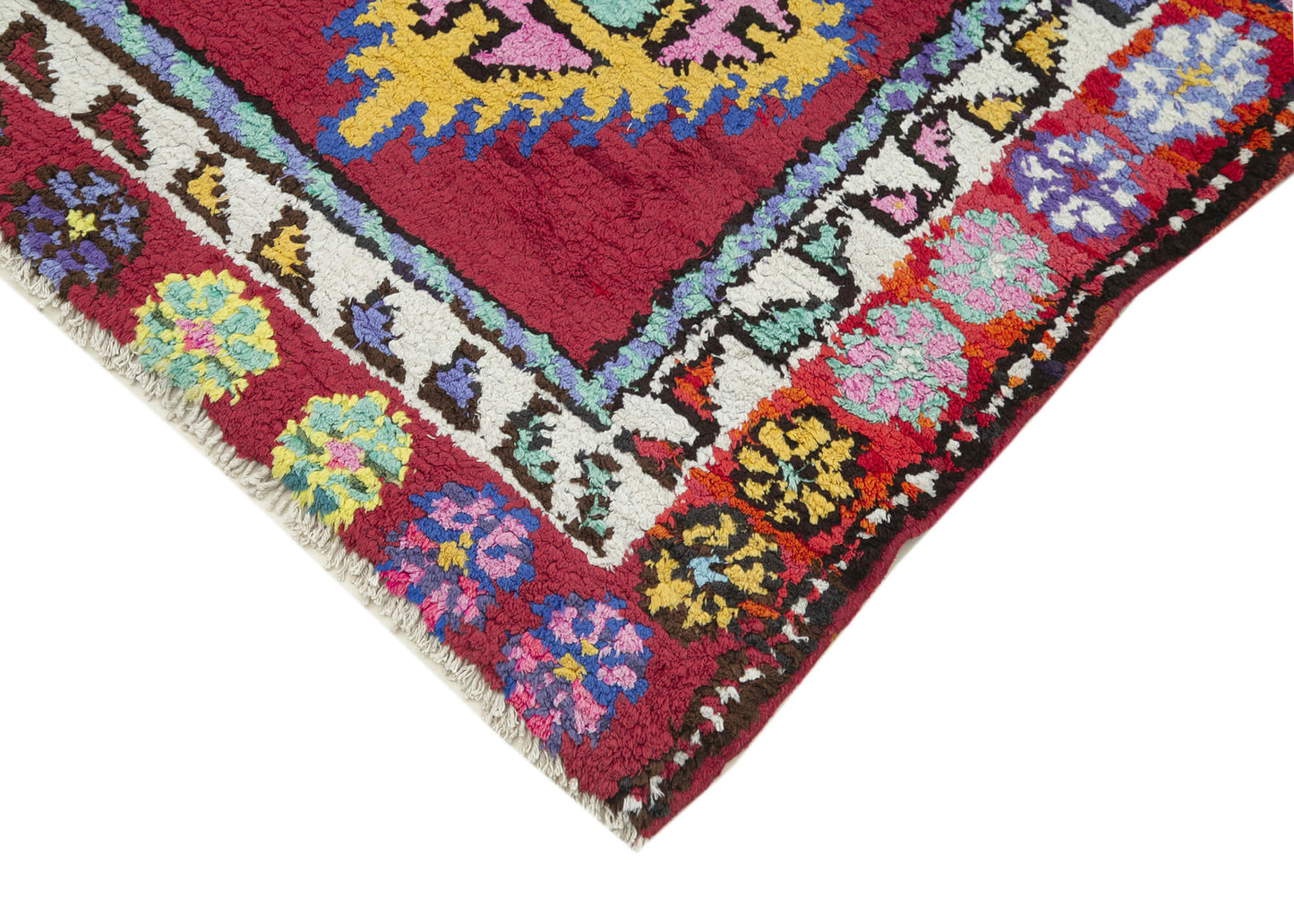 3x13 Red Boho Runner Rugs - 38068