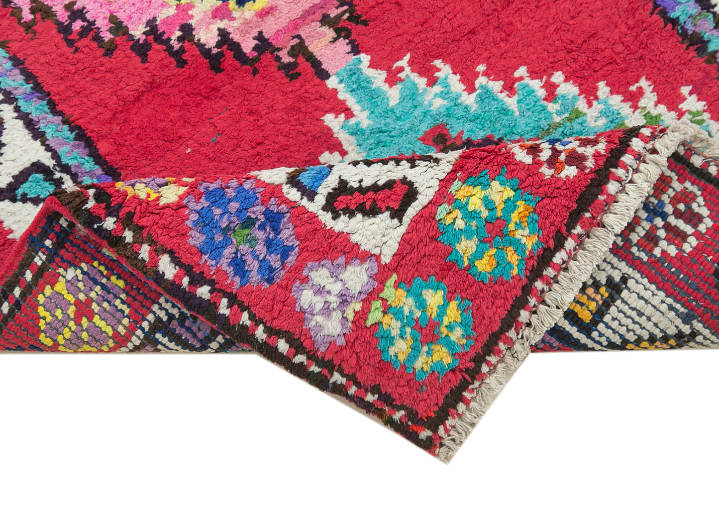 3x13 Red Boho Runner Rugs - 38068