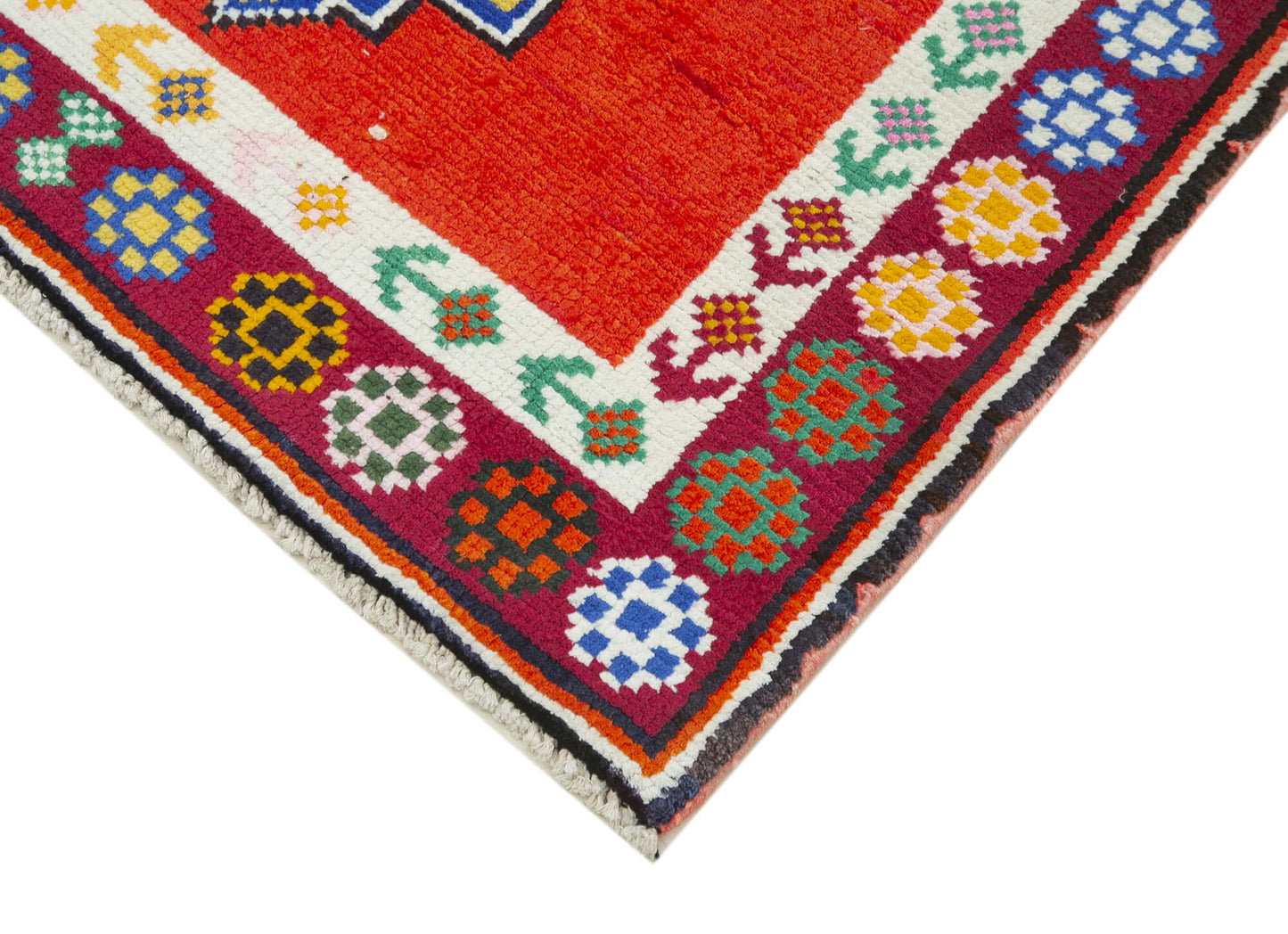 3x12 Orange Boho Runner Rugs - 38069