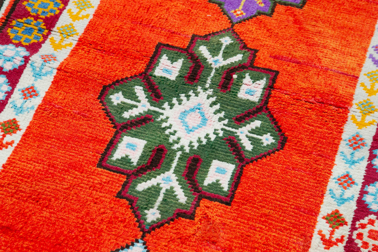 3x12 Orange Boho Runner Rugs - 38069