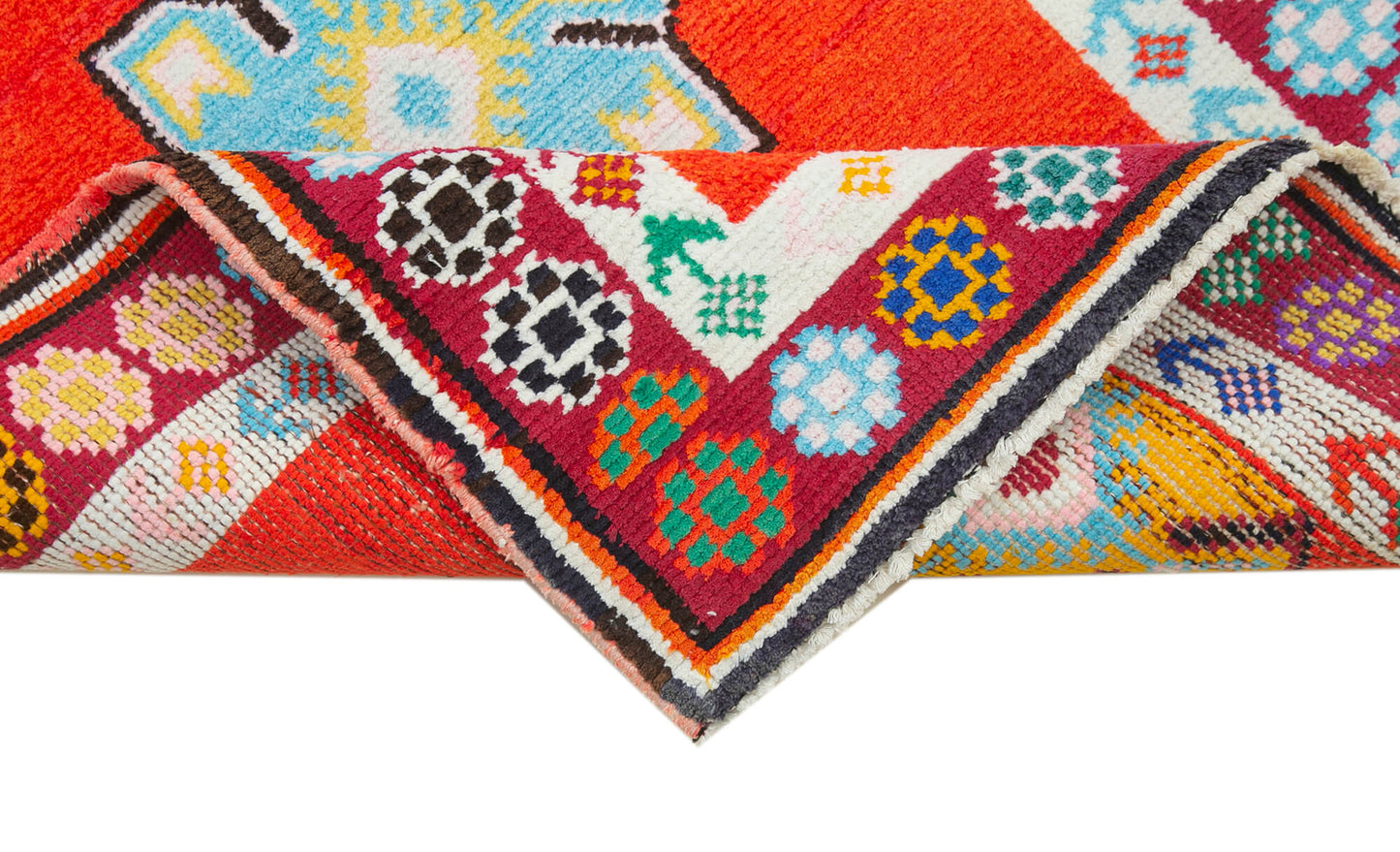 3x12 Orange Boho Runner Rugs - 38069