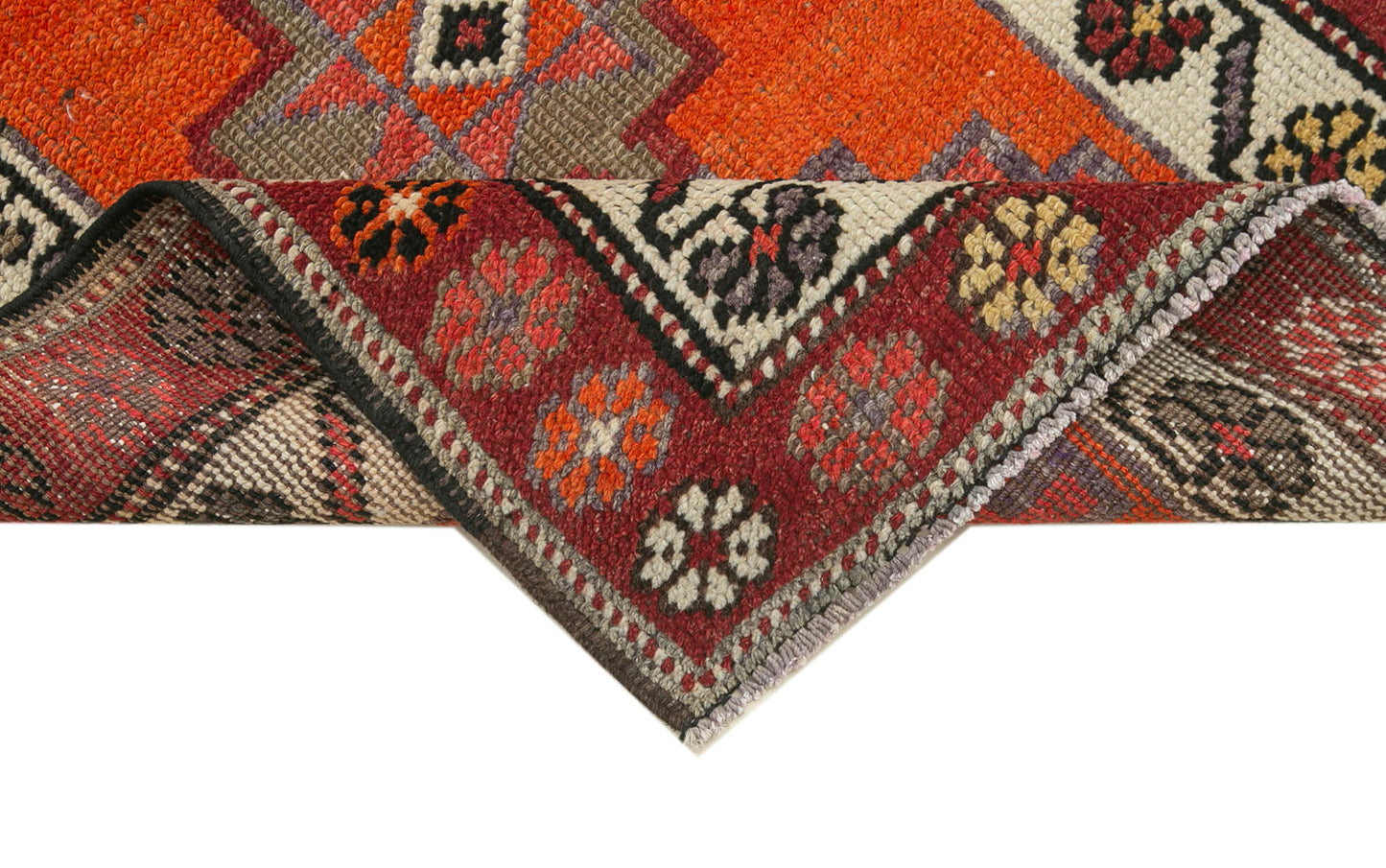 3x12 Orange Boho Runner Rugs - 38080