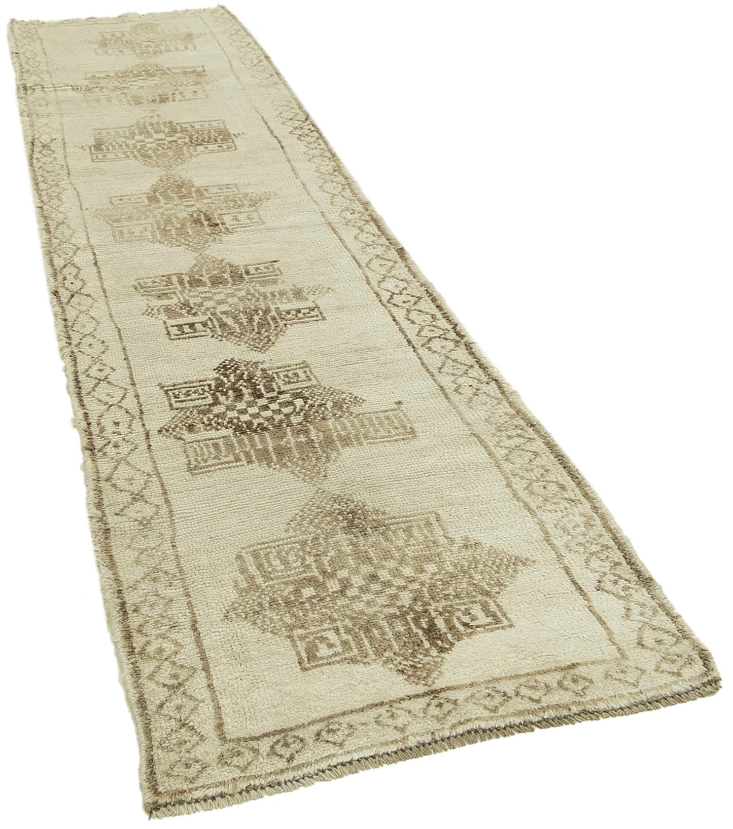 3x11 Beige Boho Runner Rugs - 38096