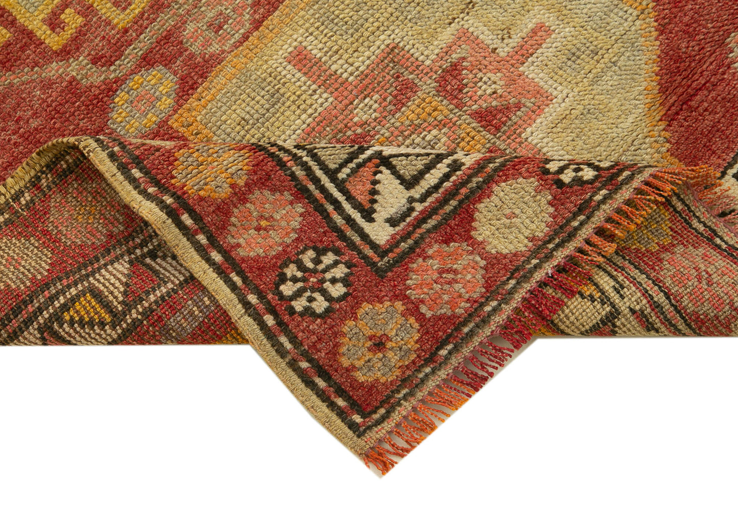 3x13 Red Boho Runner Rugs - 38102