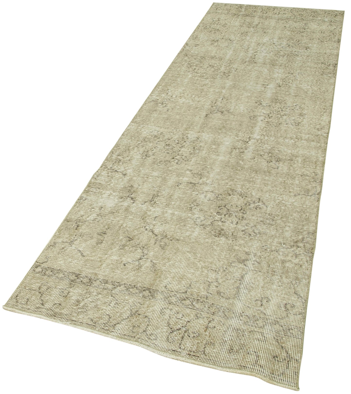 3x10 Beige Overdyed Runner Rug - 38117