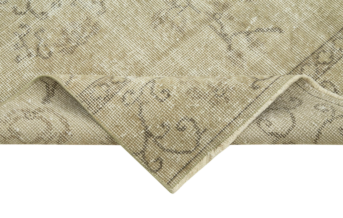 3x10 Beige Overdyed Runner Rug - 38117