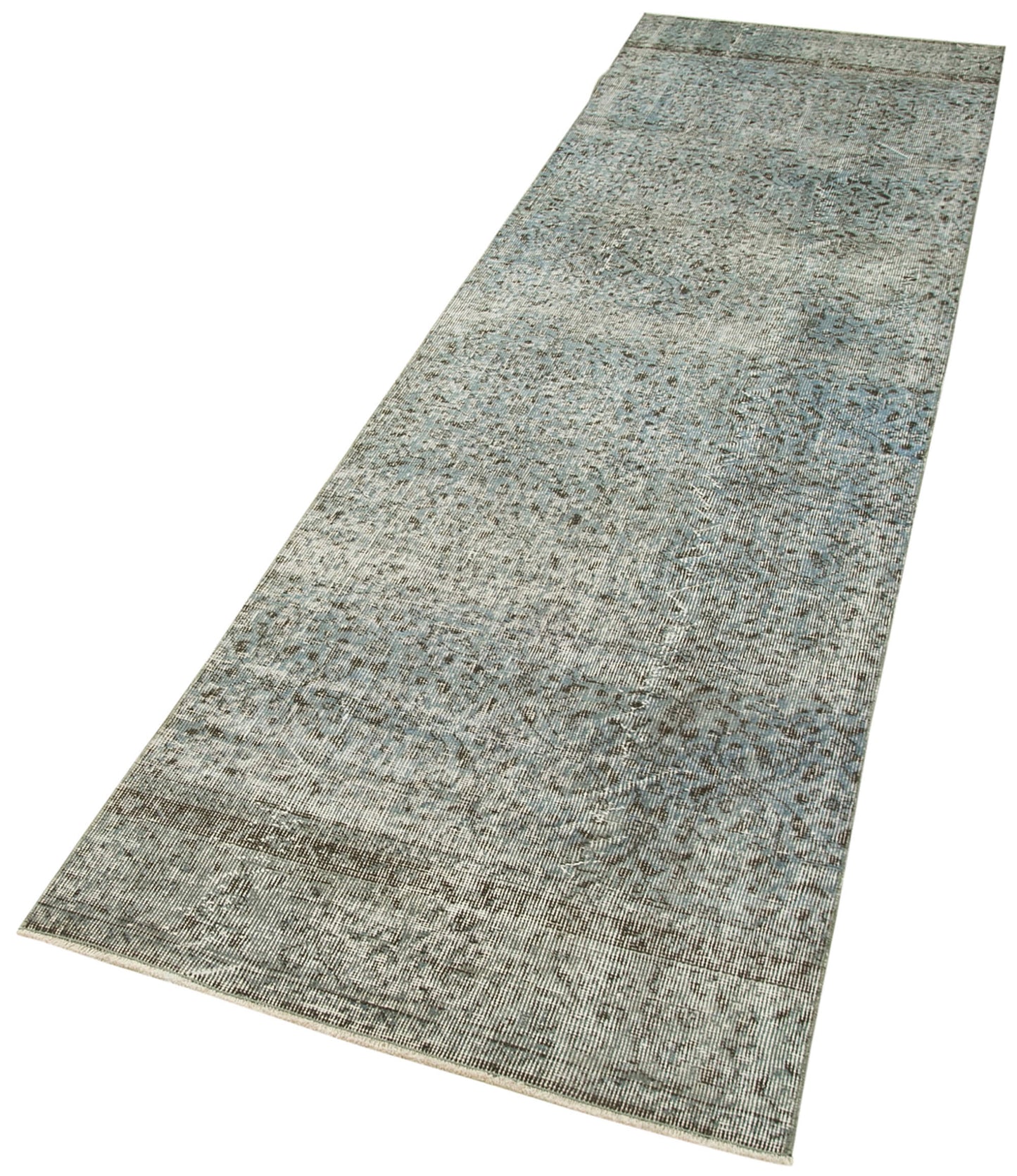 3x10 Blue Overdyed Runner Rug - 38127