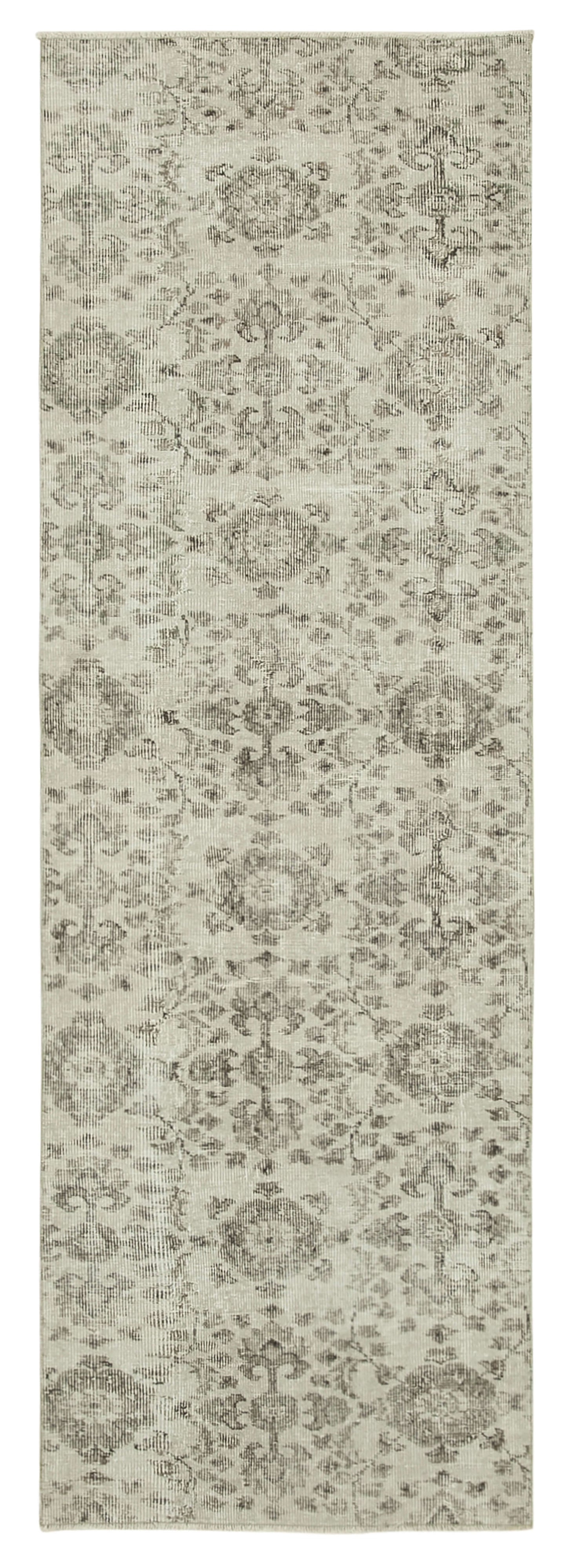 3x9 Beige Overdyed Runner Rug - 38129