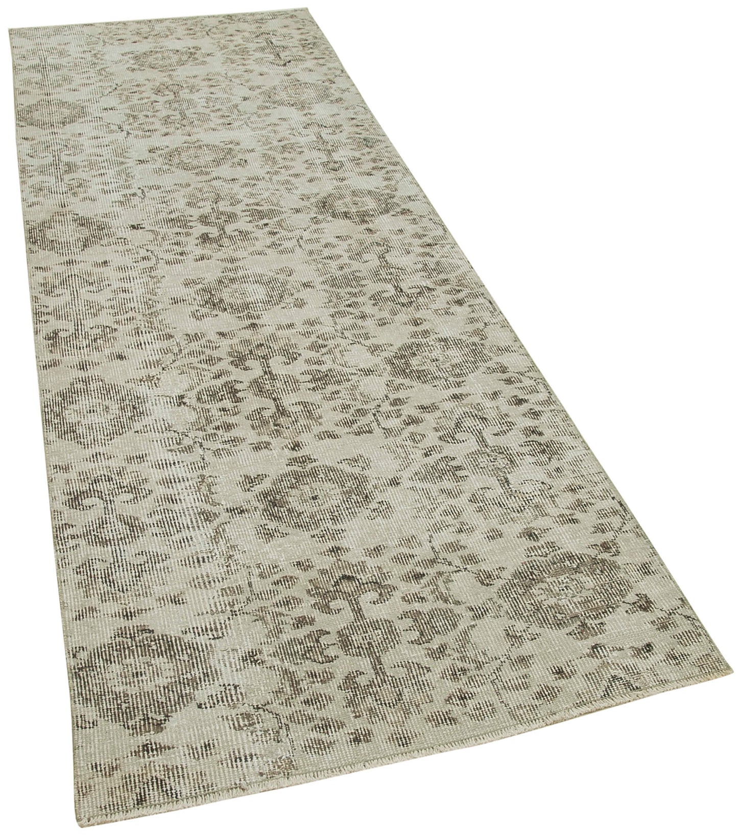 3x9 Beige Overdyed Runner Rug - 38129