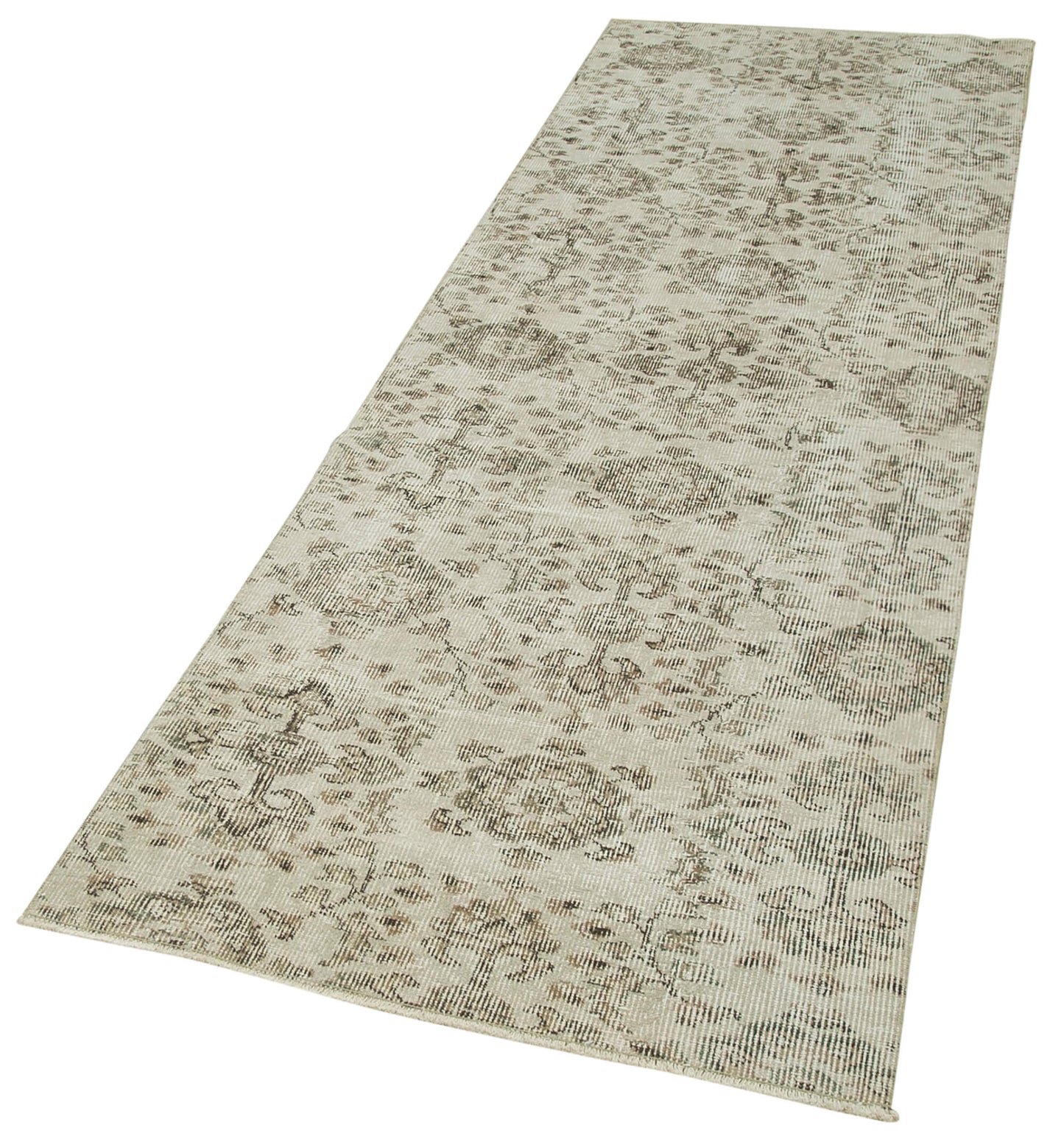 3x9 Beige Overdyed Runner Rug - 38129