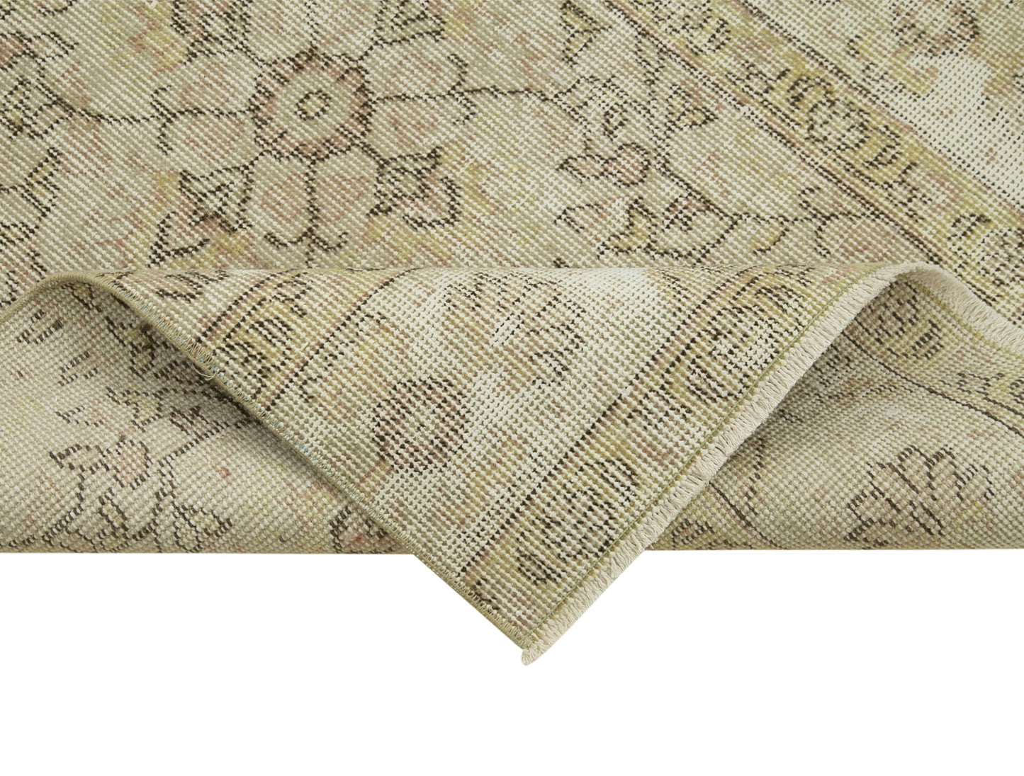 3x11 Beige Overdyed Runner Rug - 38131