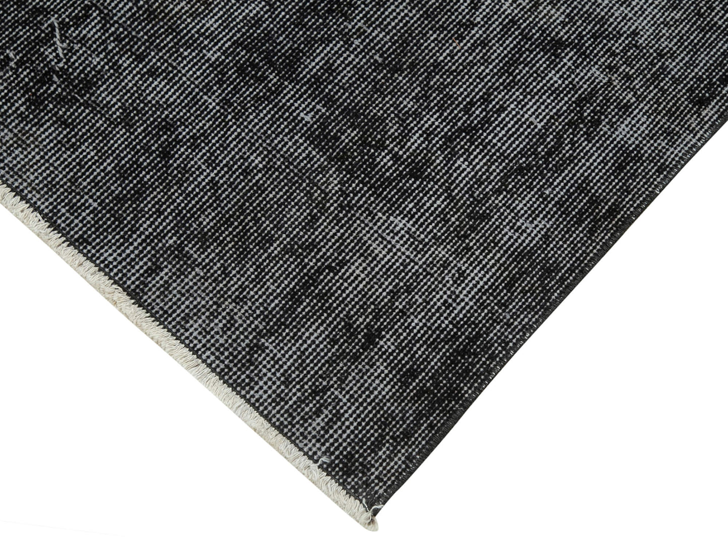 3x10 Black Overdyed Runner Rug - 38132