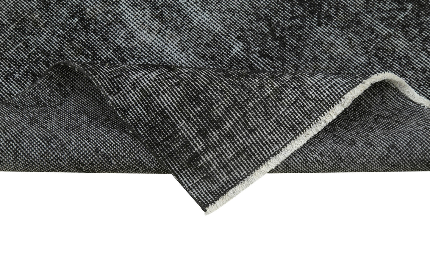 3x10 Black Overdyed Runner Rug - 38132