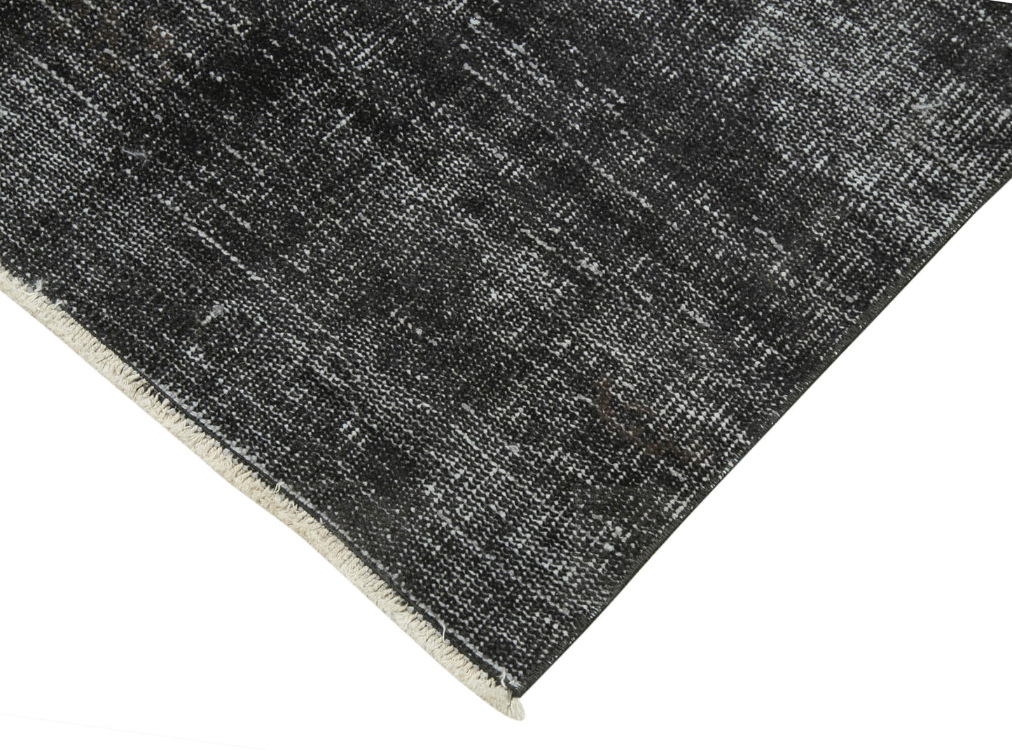 3x10 Black Overdyed Runner Rug - 38135