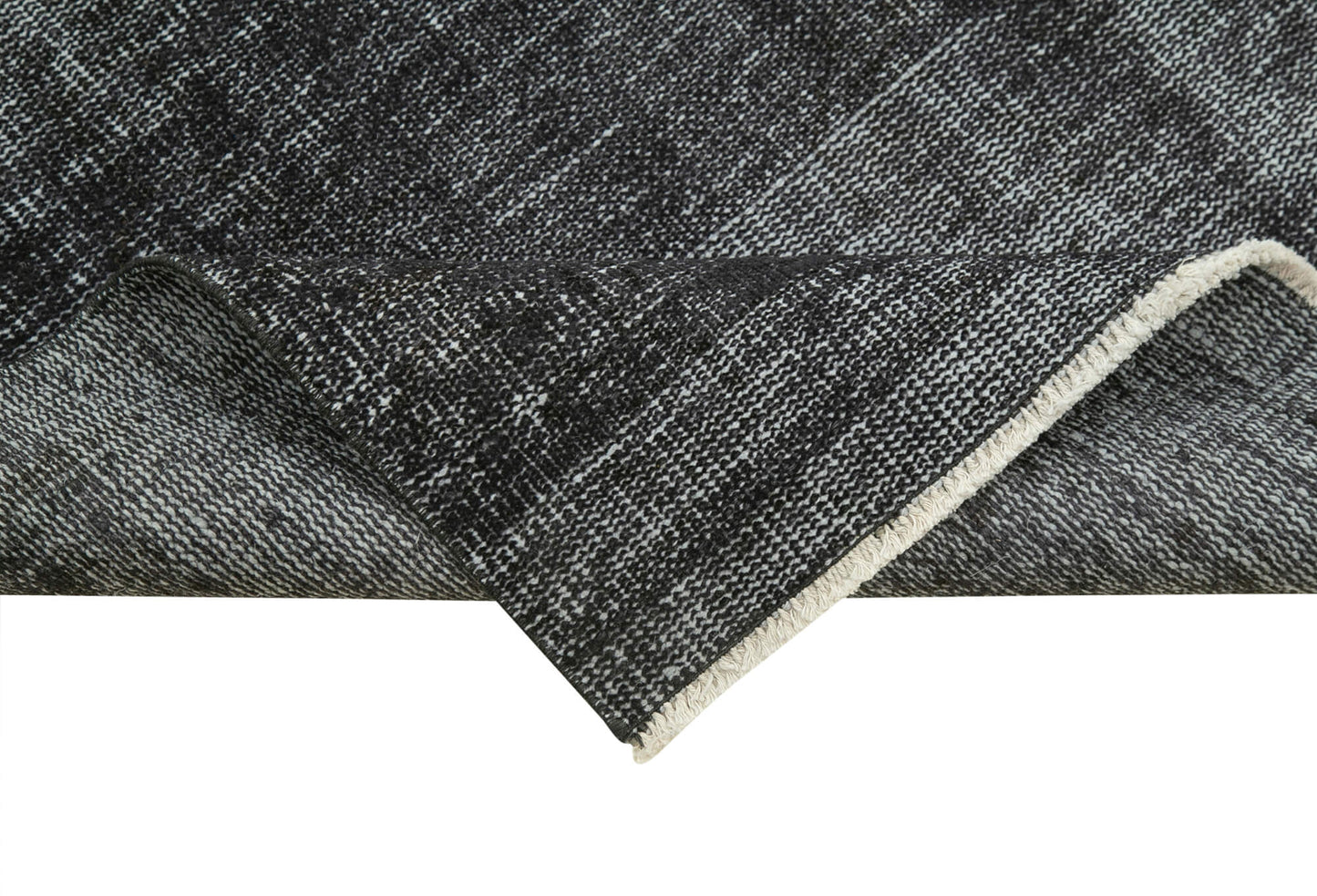 3x10 Black Overdyed Runner Rug - 38135