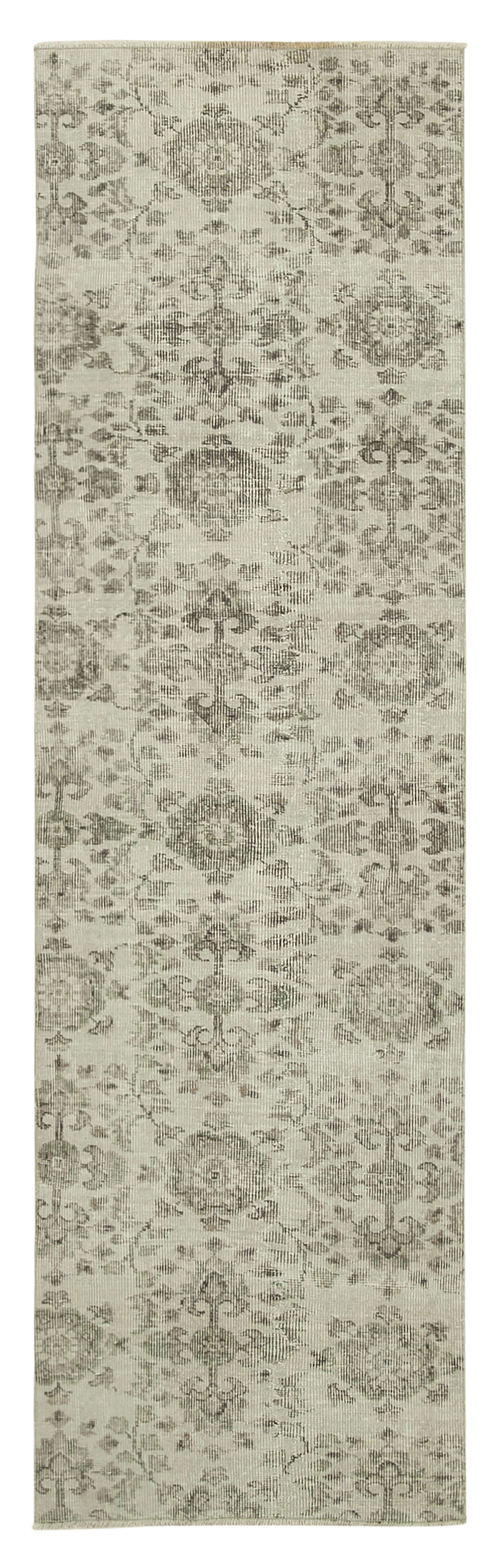 3x9 Beige Overdyed Runner Rug - 38142