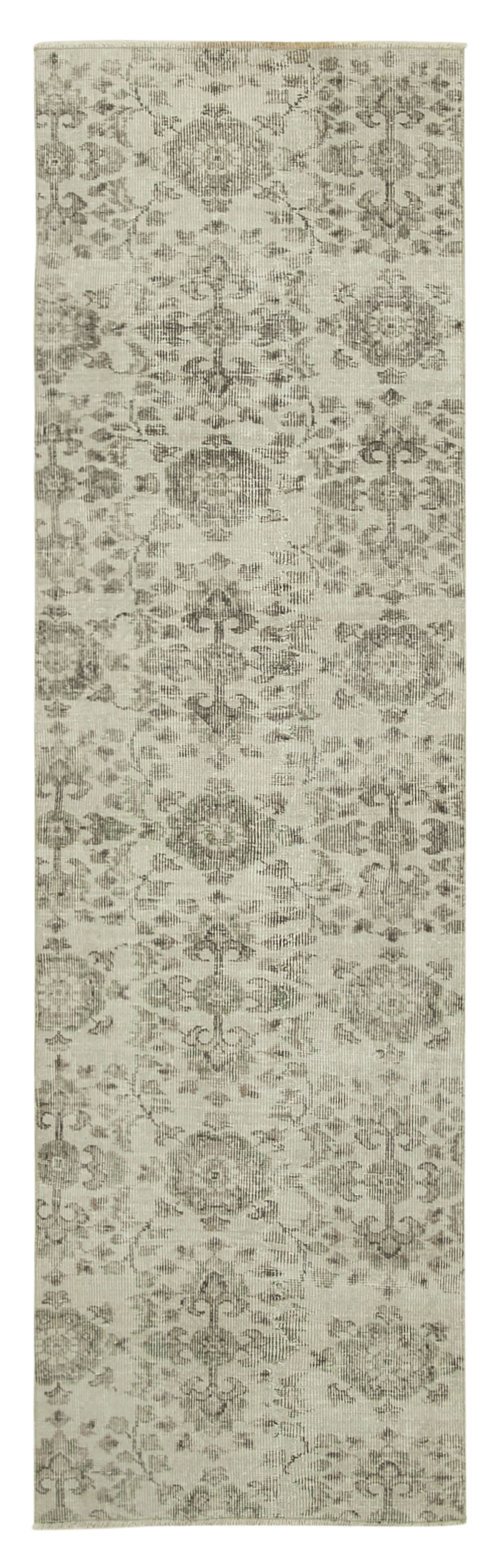 3x9 Beige Overdyed Runner Rug - 38142