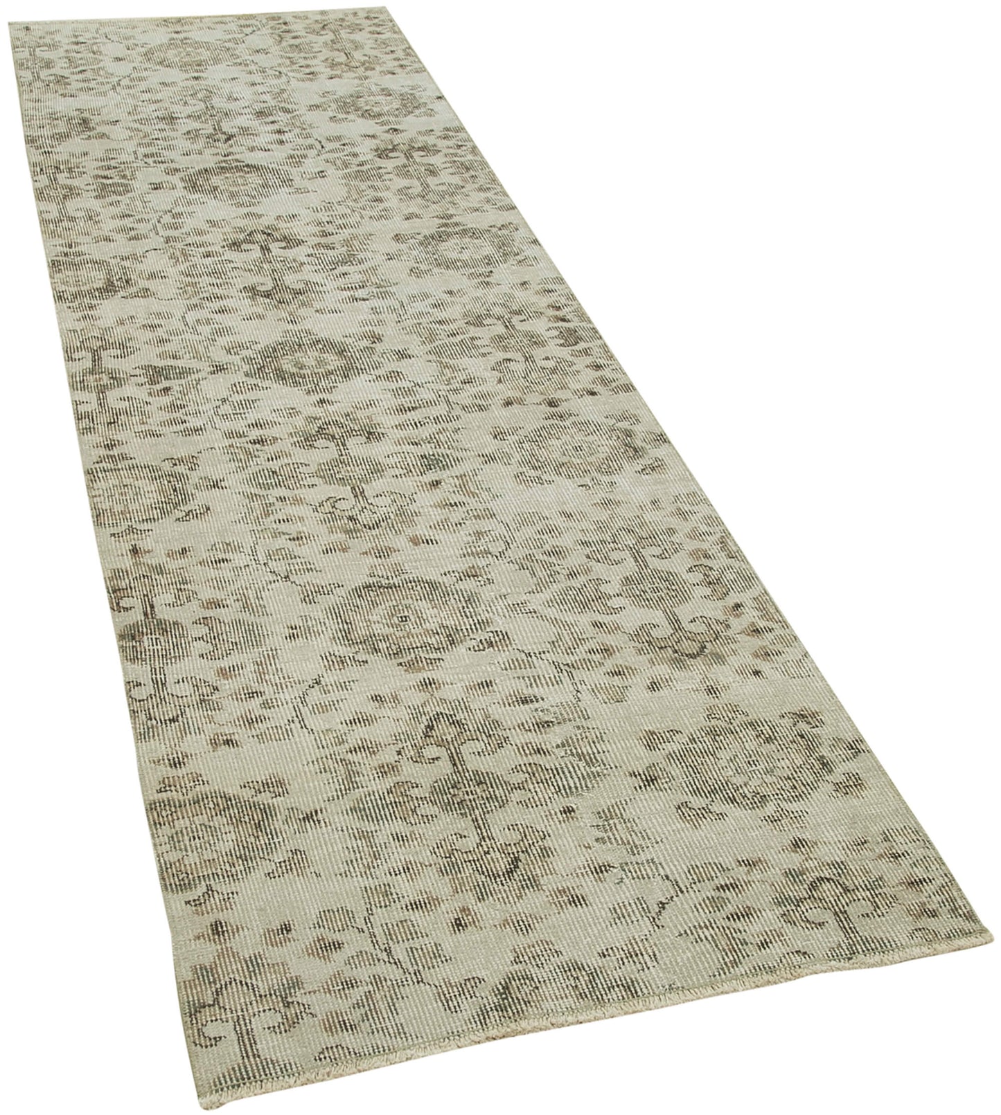 3x9 Beige Overdyed Runner Rug - 38142