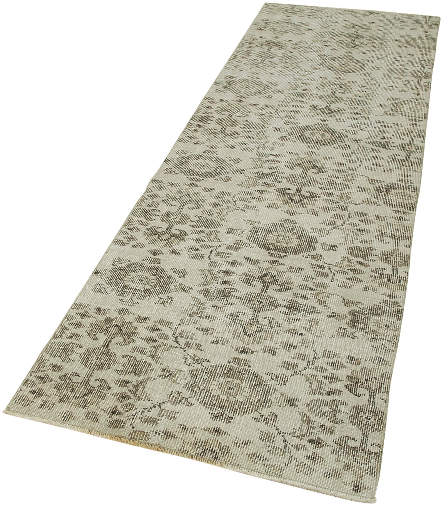 3x9 Beige Overdyed Runner Rug - 38142