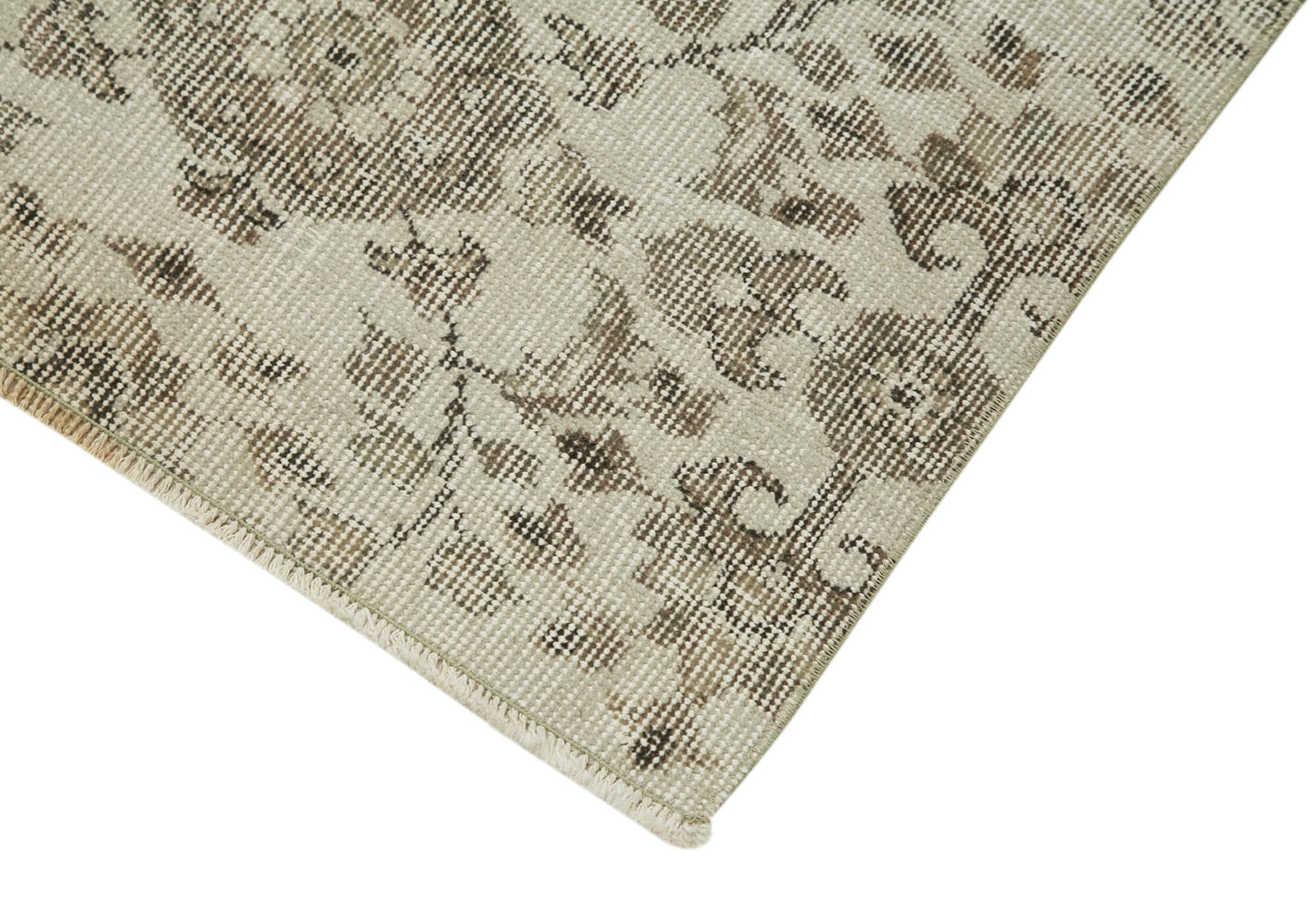 3x9 Beige Overdyed Runner Rug - 38142