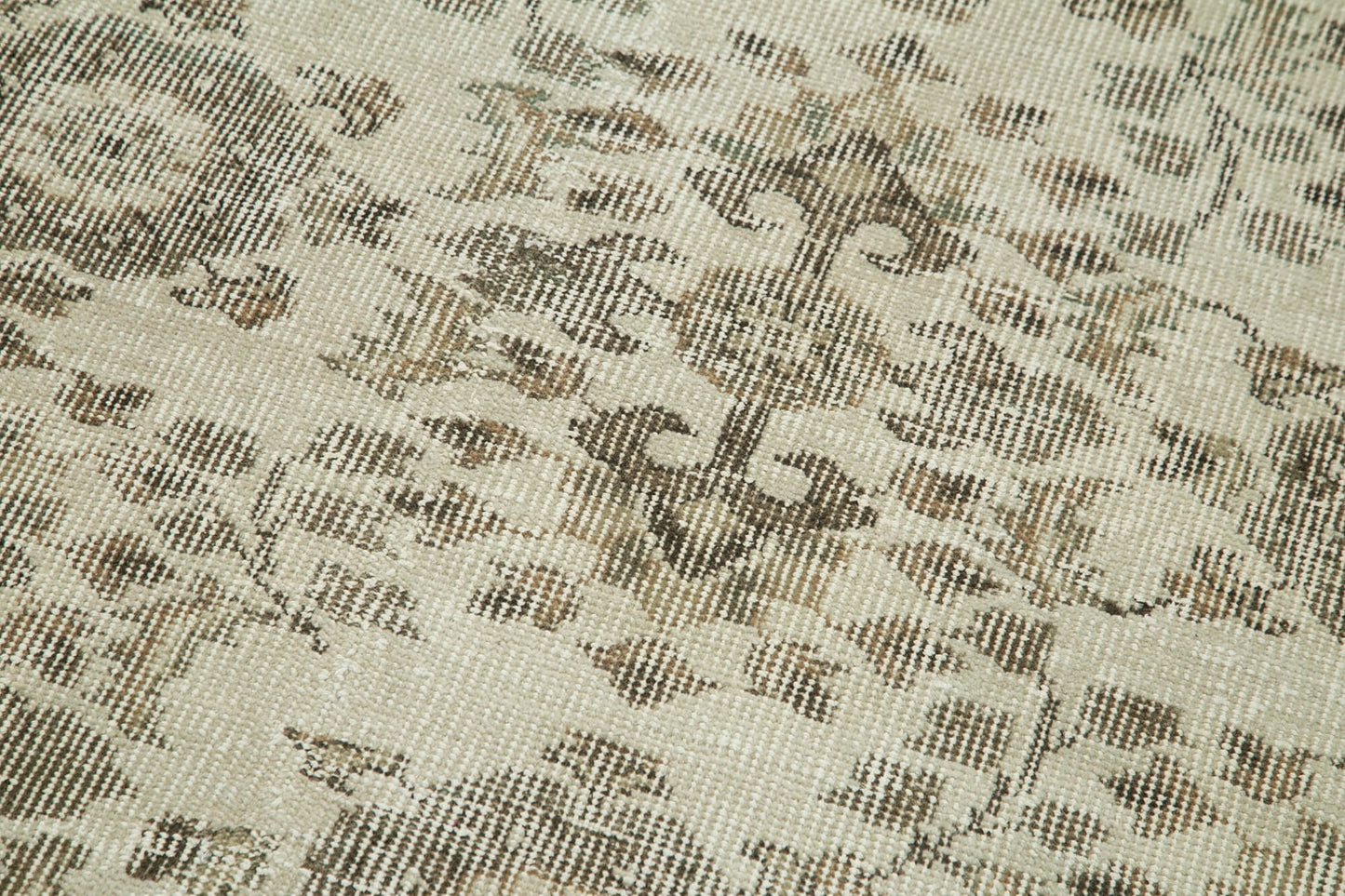 3x9 Beige Overdyed Runner Rug - 38142