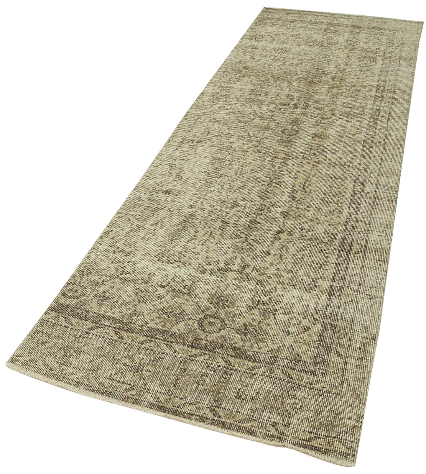 3x10 Beige Overdyed Runner Rug - 38143