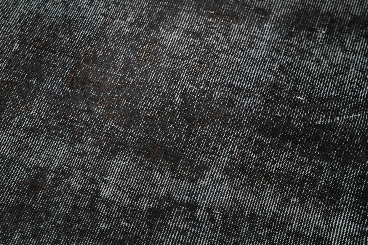 3x9 Black Overdyed Runner Rug - 38147