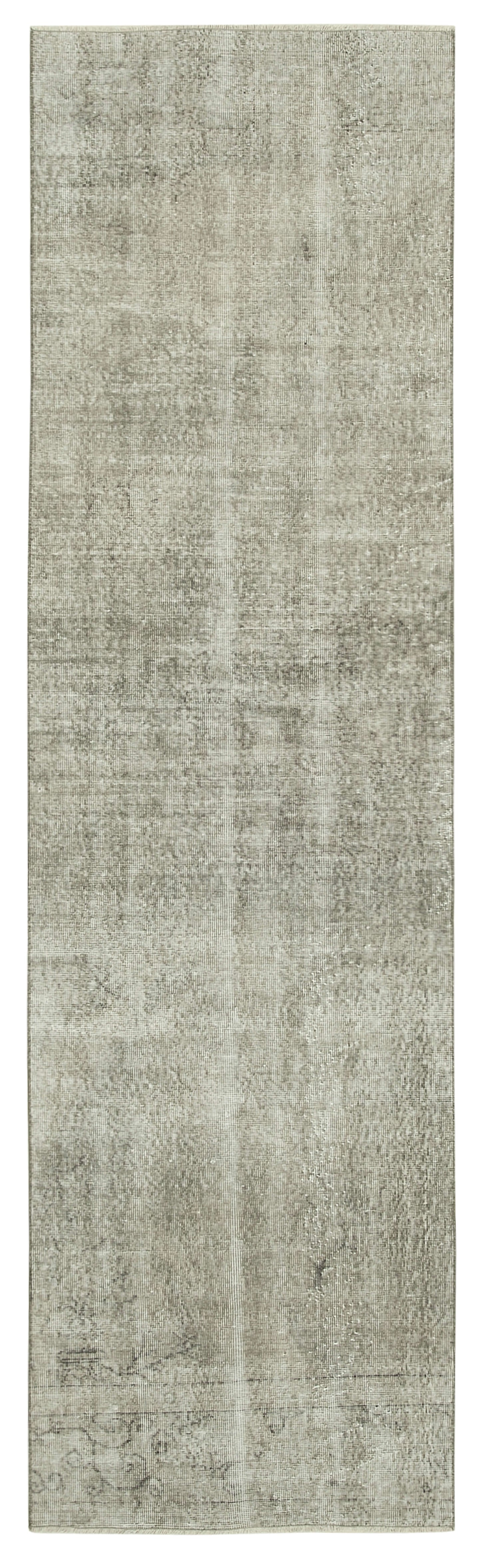 3x10 Grey Overdyed Runner Rug - 38159