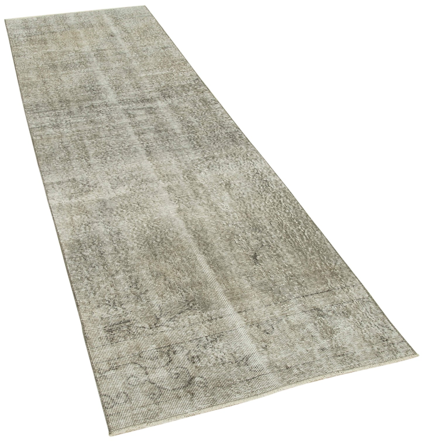 3x10 Grey Overdyed Runner Rug - 38159