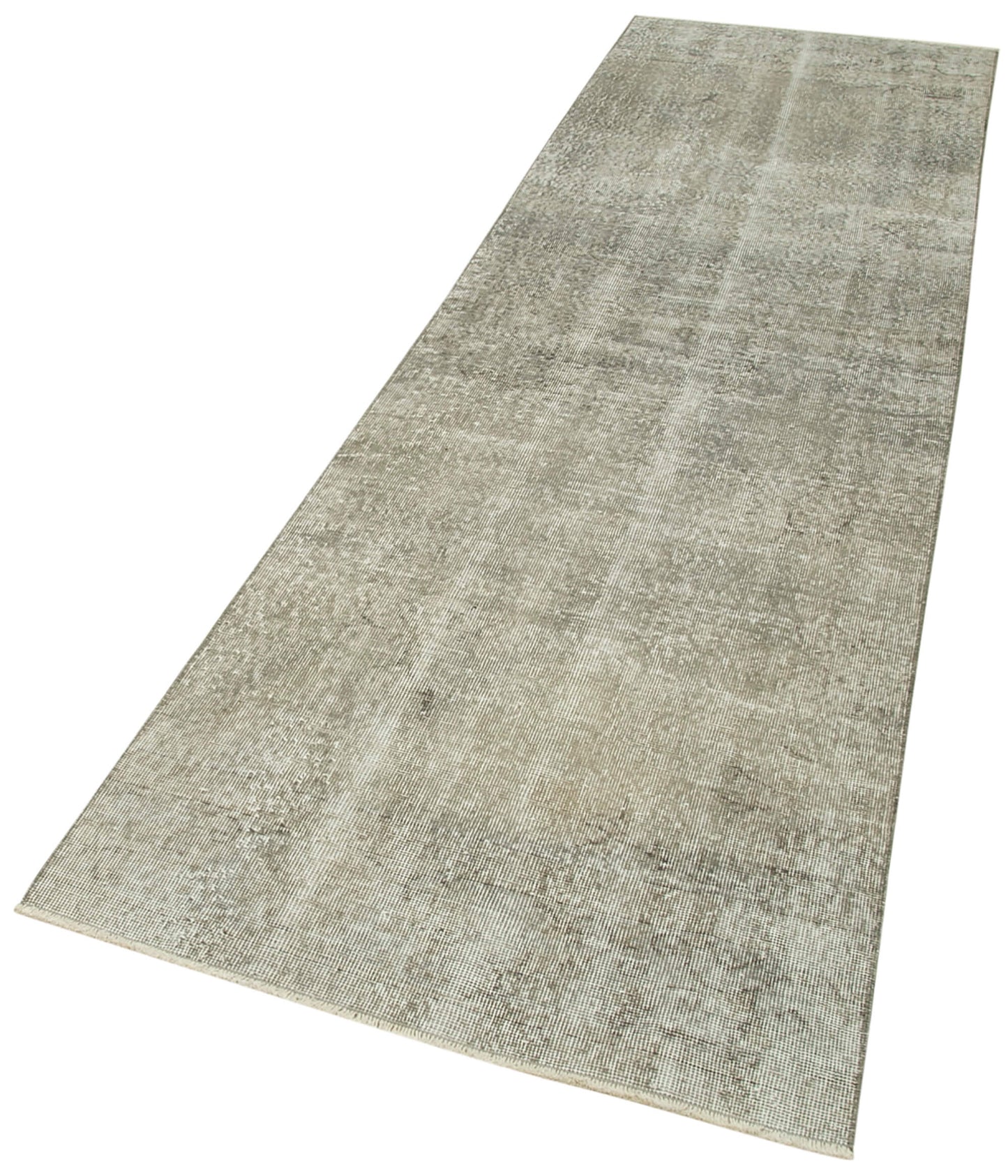 3x10 Grey Overdyed Runner Rug - 38159