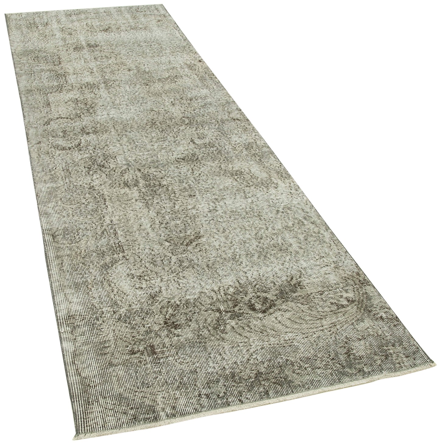 3x10 Grey Overdyed Runner Rug - 38164