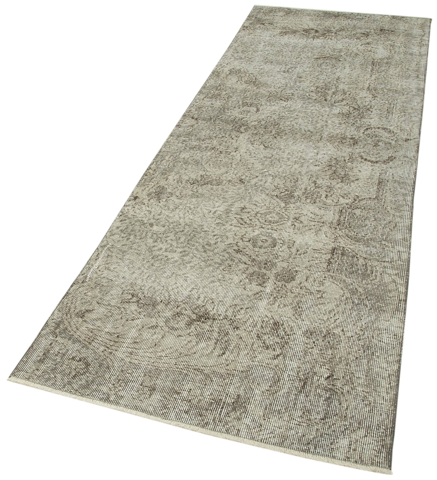 3x10 Grey Overdyed Runner Rug - 38164