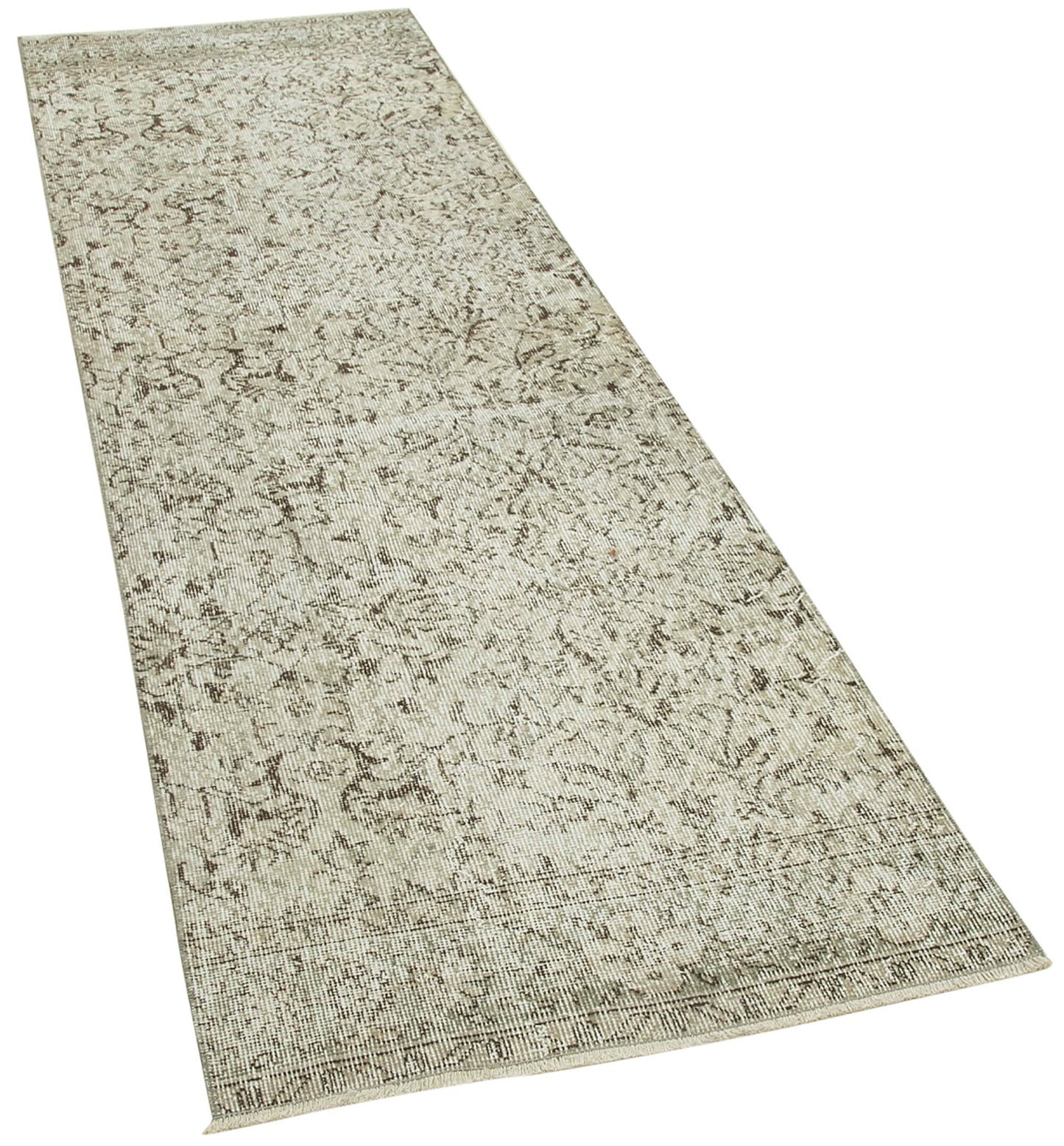 3x9 Beige Overdyed Runner Rug - 38168