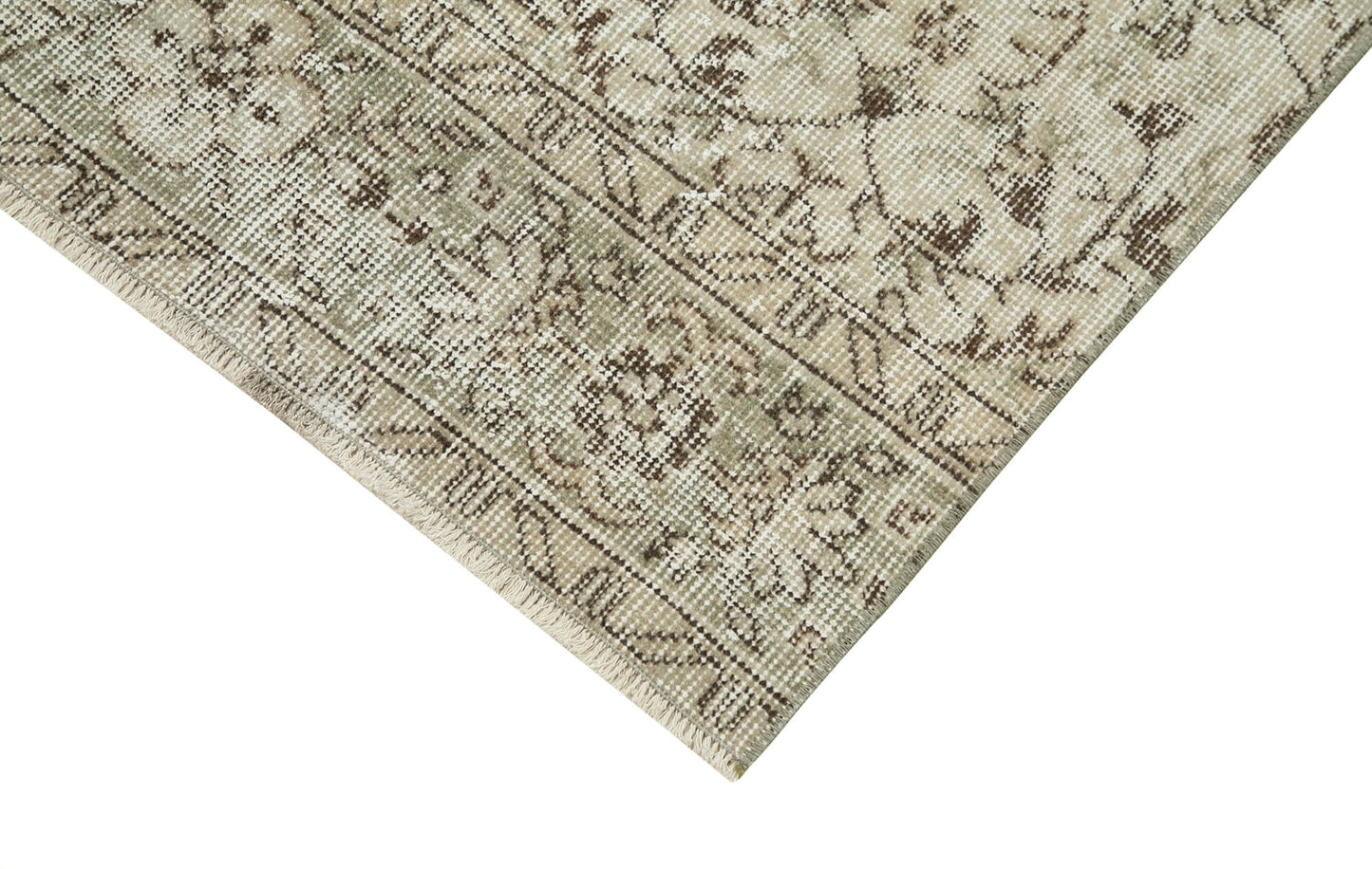 3x9 Beige Overdyed Runner Rug - 38168