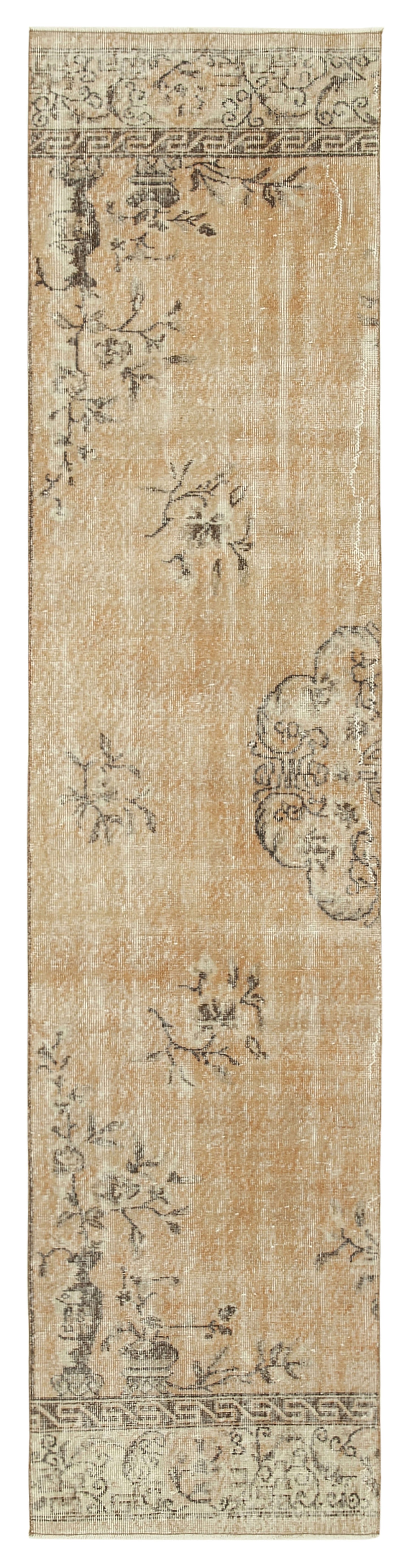 2x11 Beige Overdyed Runner Rug - 38174