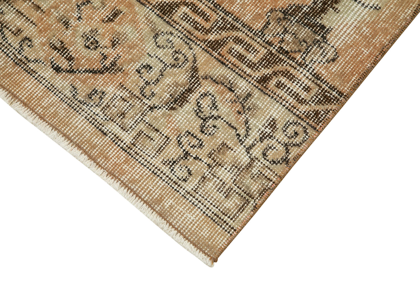 2x11 Beige Overdyed Runner Rug - 38174