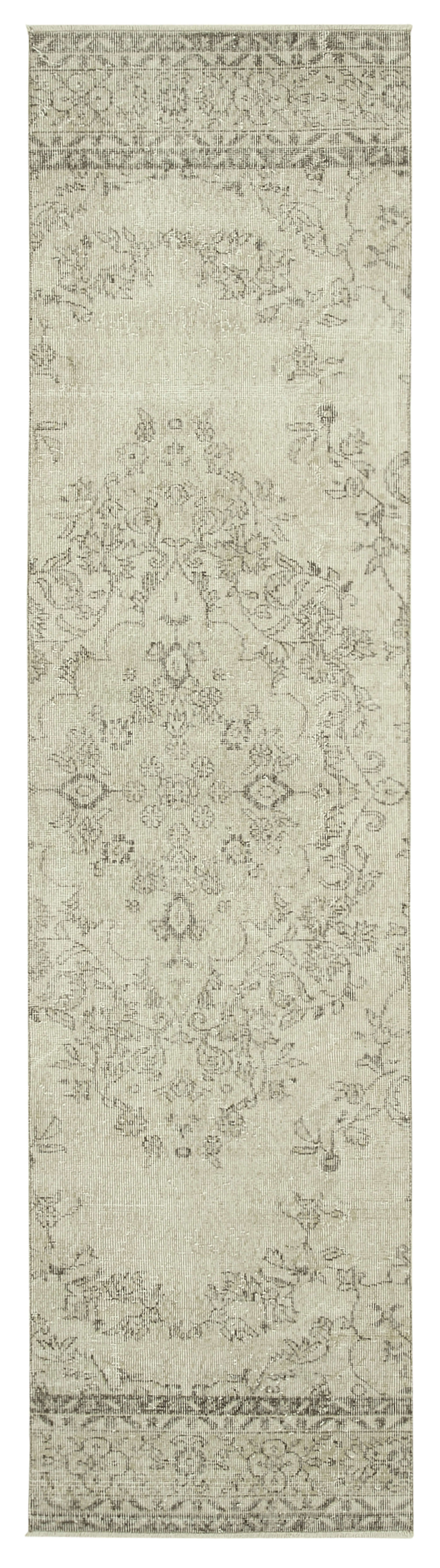 3x10 Beige Overdyed Runner Rug - 38181