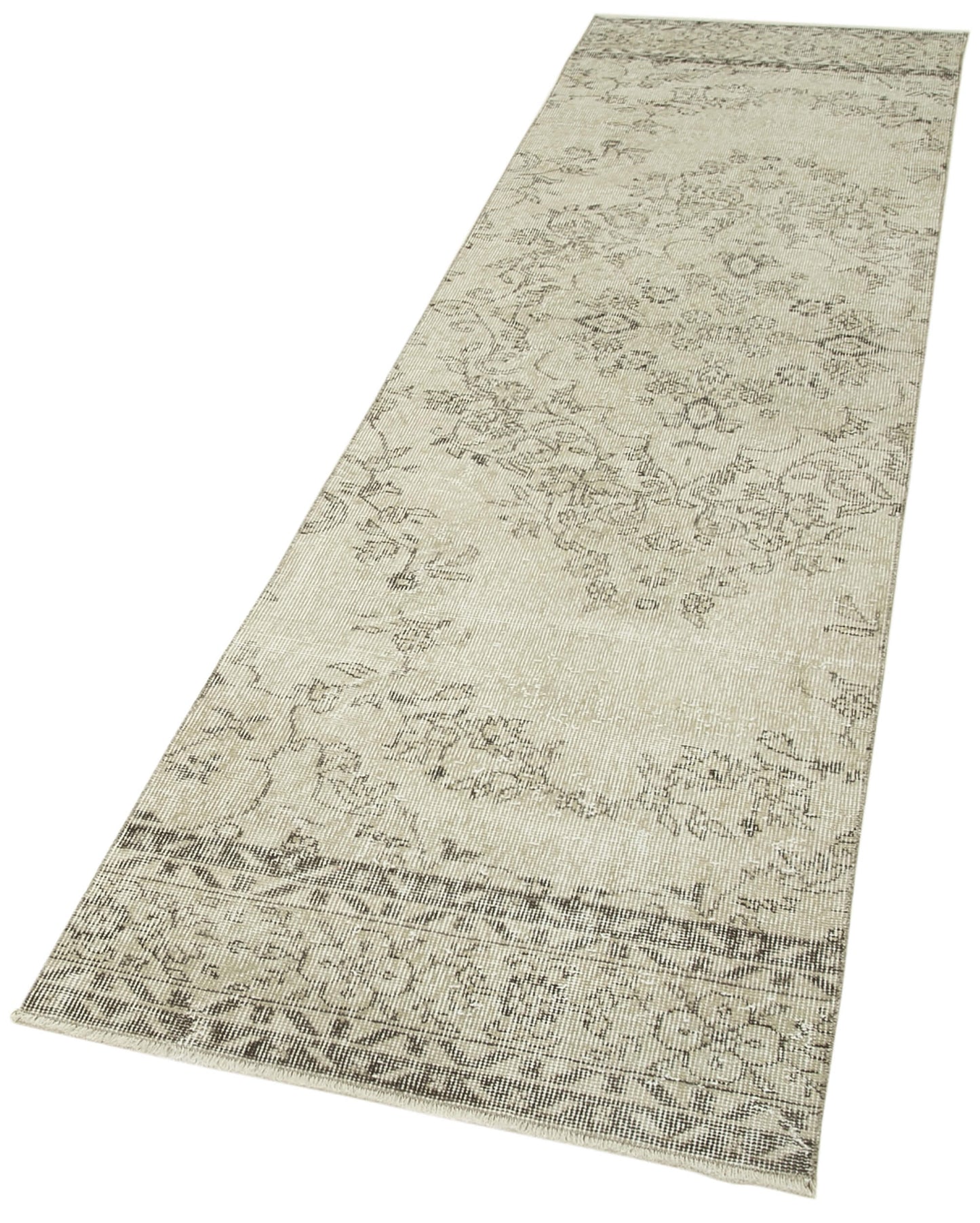 3x10 Beige Overdyed Runner Rug - 38181