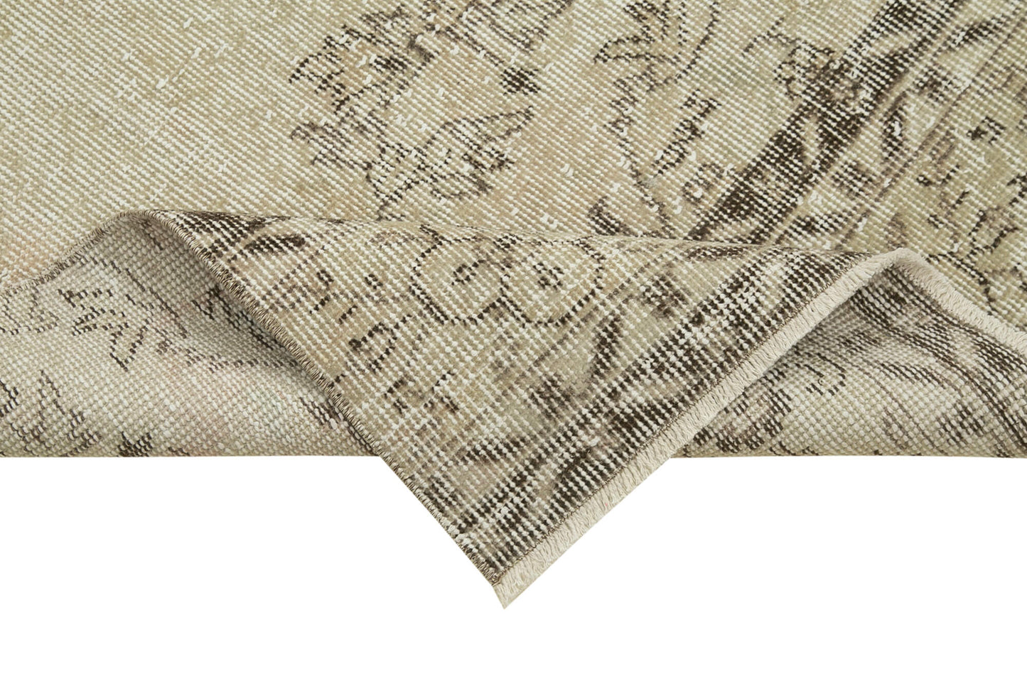 3x10 Beige Overdyed Runner Rug - 38181