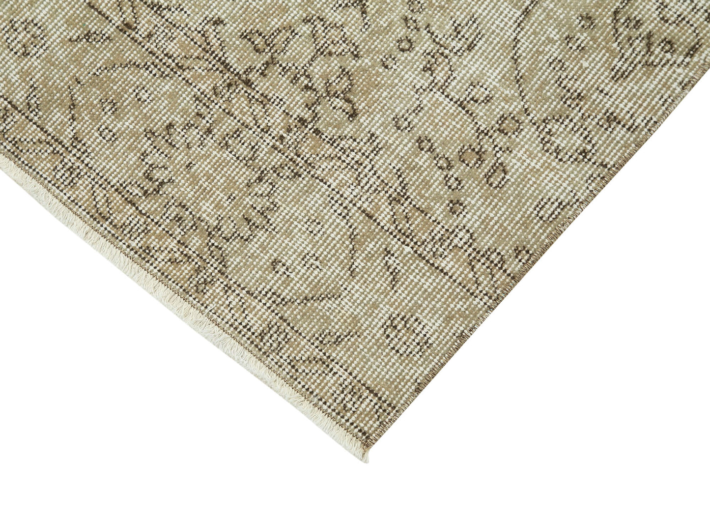 3x9 Beige Overdyed Runner Rug - 38184